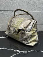 Raviani Repitle Leather Rhinestone Tote (Retail: $250+)