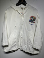 Bud Light Ensenada White Button Up Jacket Fits XL