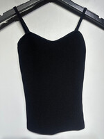 Babaton Sculp Knit Black Tank XXS