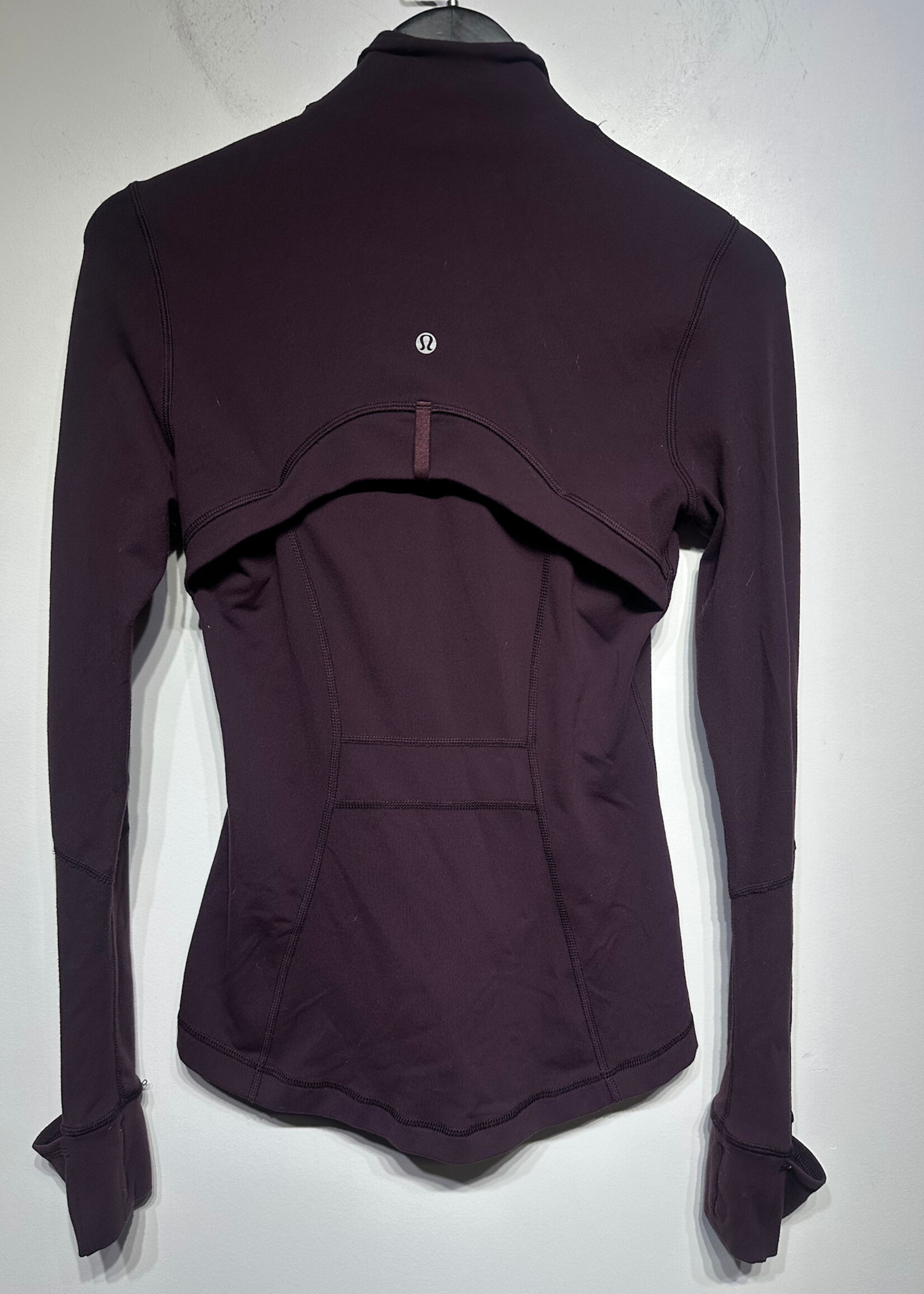 Lululemon Maroon Zip Jacket 4/S