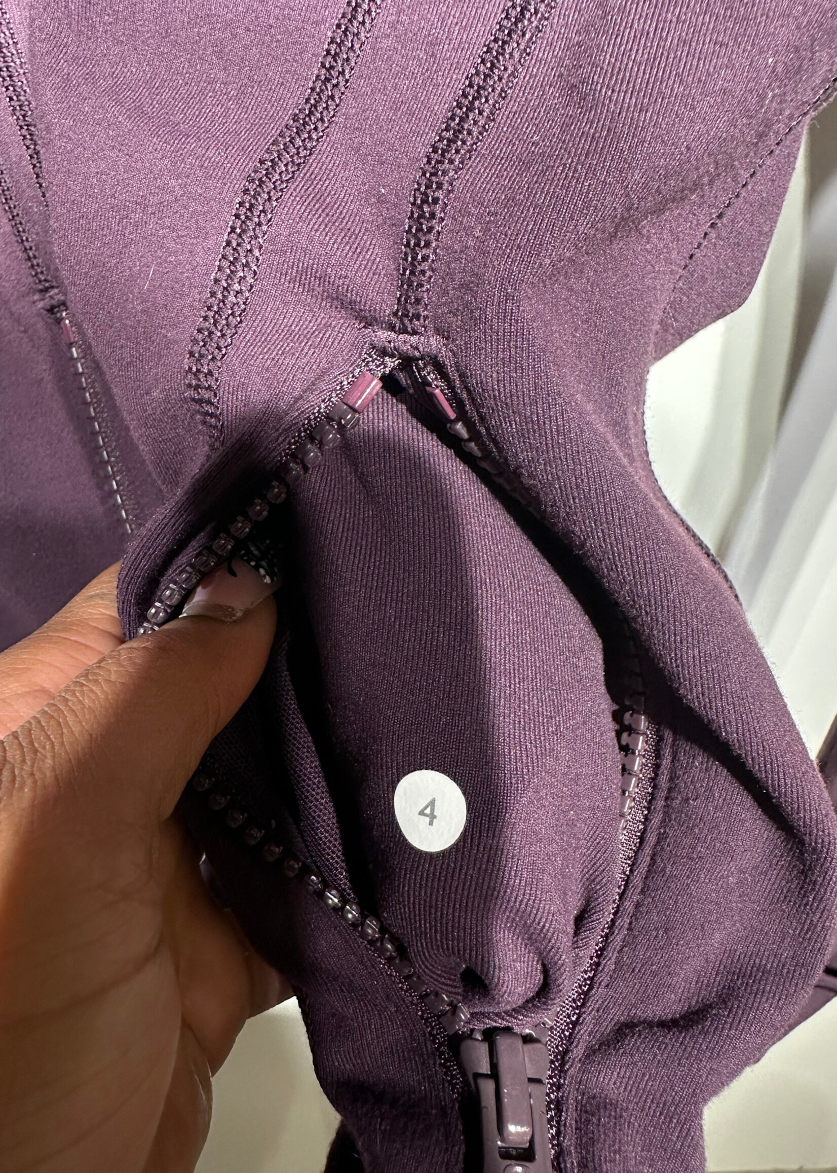 Lululemon Maroon Zip Jacket 4/S