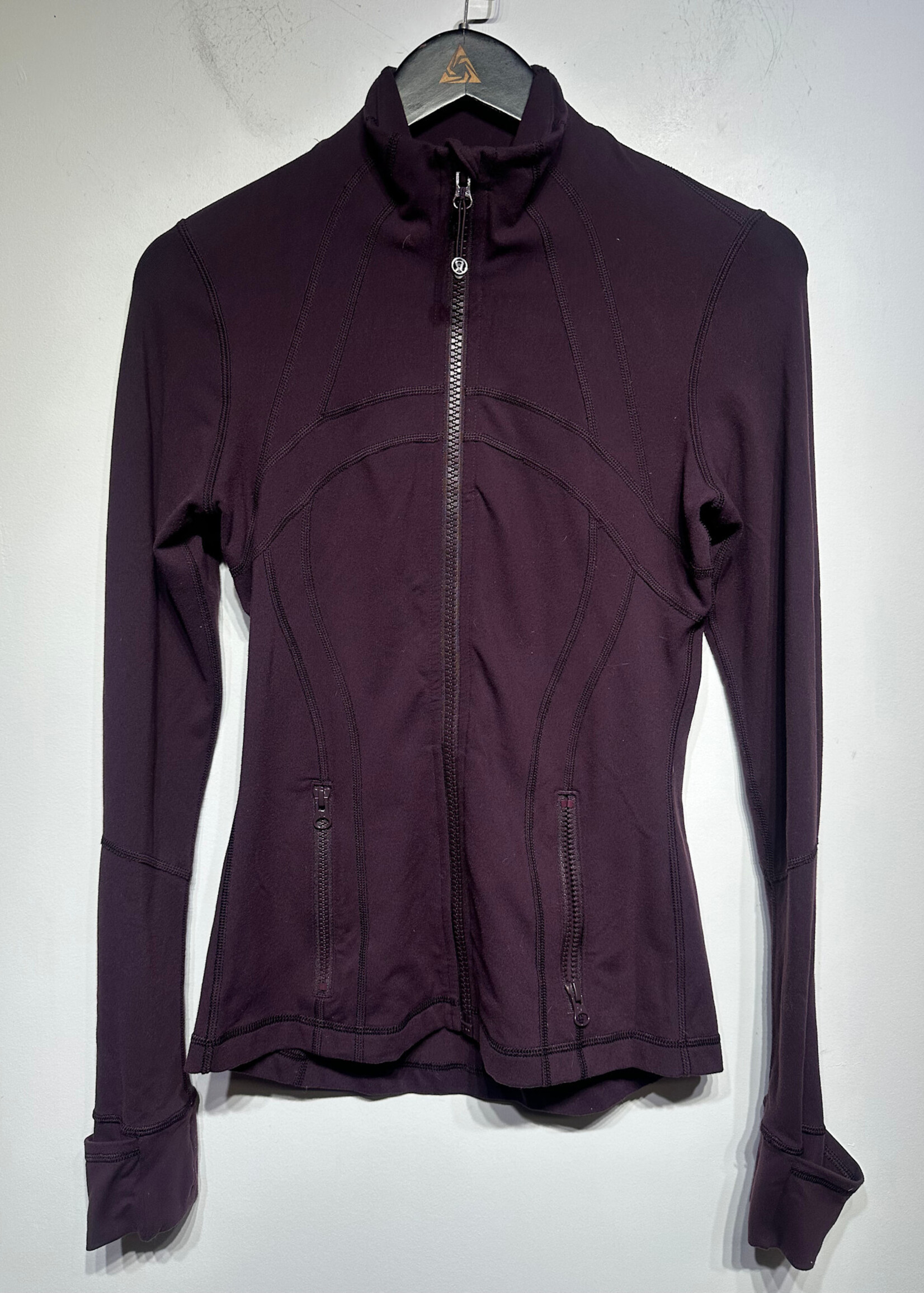 Lululemon Maroon Zip Jacket 4/S