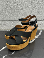 Vince Camuto Platform Cross Strap Heels Fem 8