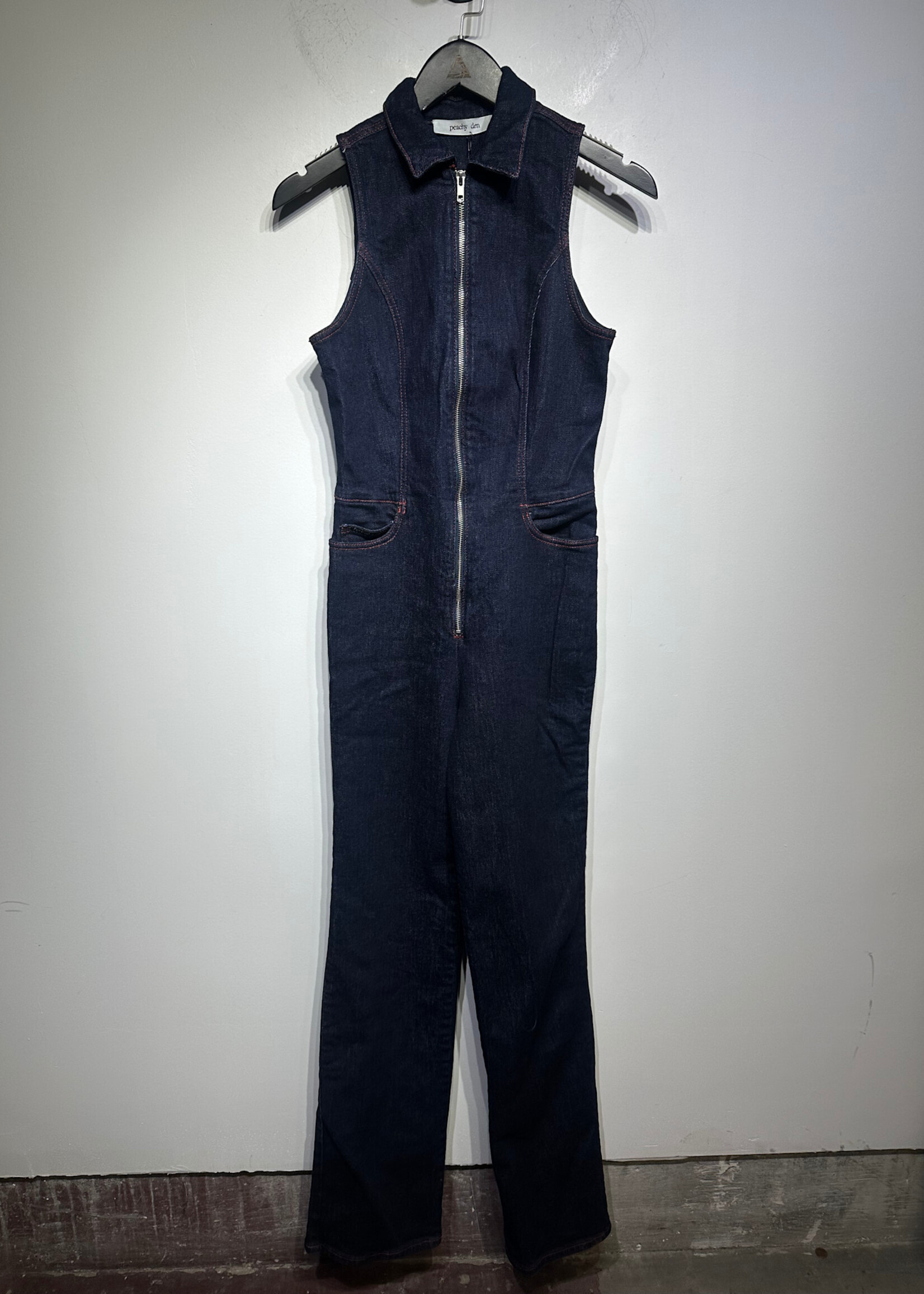Peachy Den Sleeveless Jumpsuit Fem S