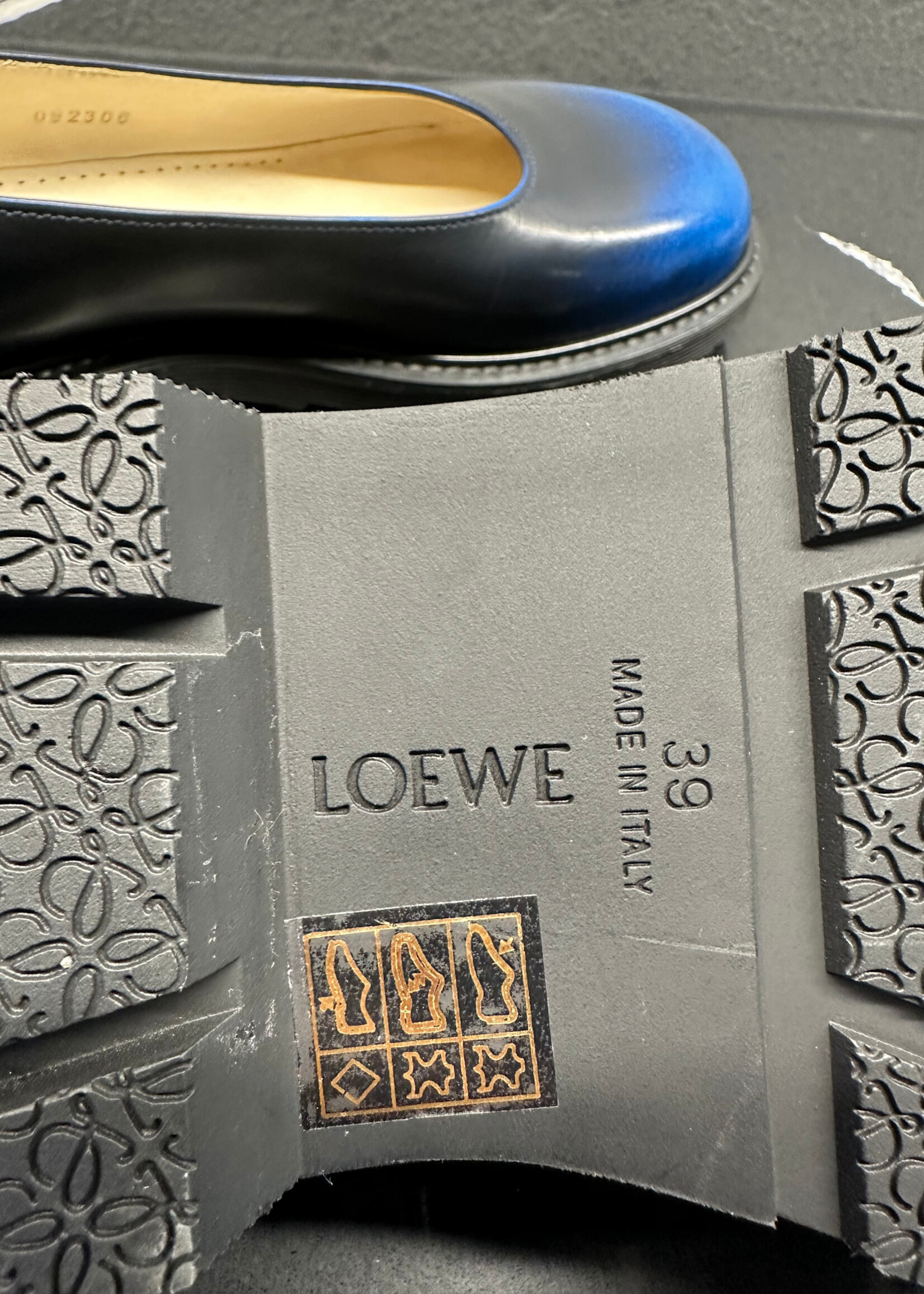 Loewe Two Tone Ballet Loafer 39/8.5