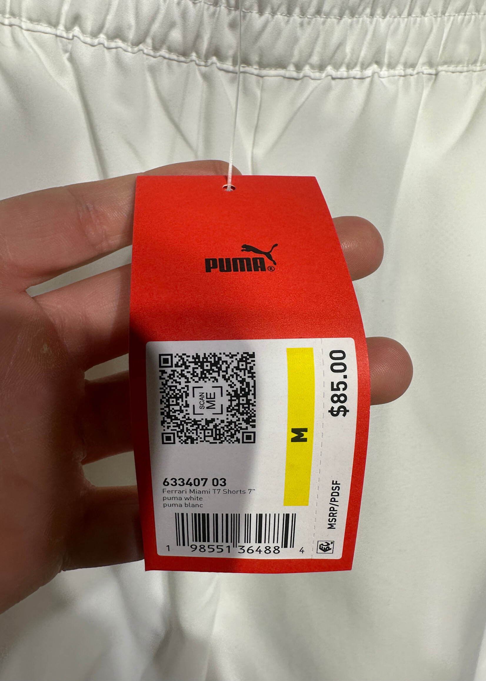 NWT Puma/ White Shorts M/32"