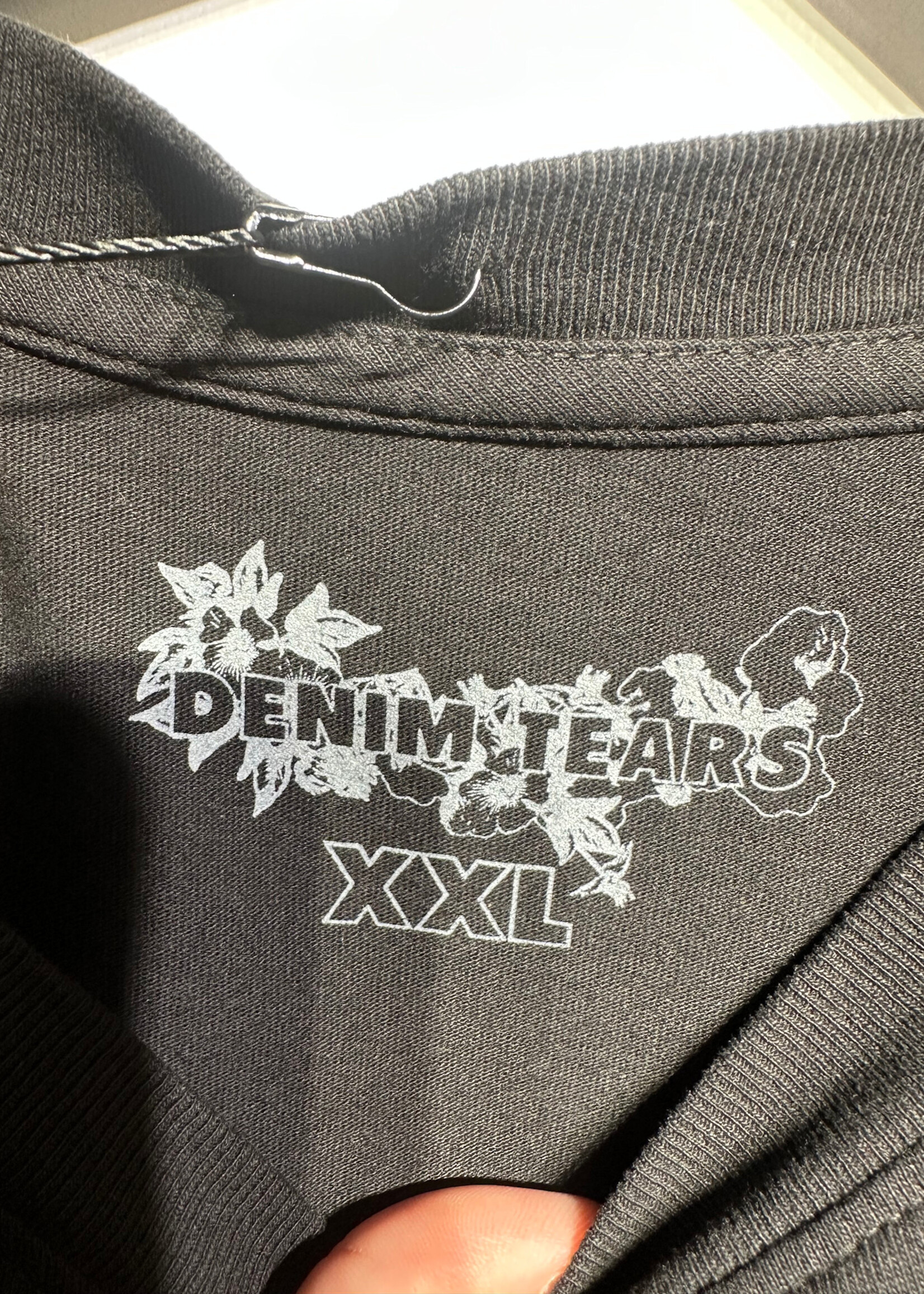 Denim Tears James Baldwin Black Tee XXL