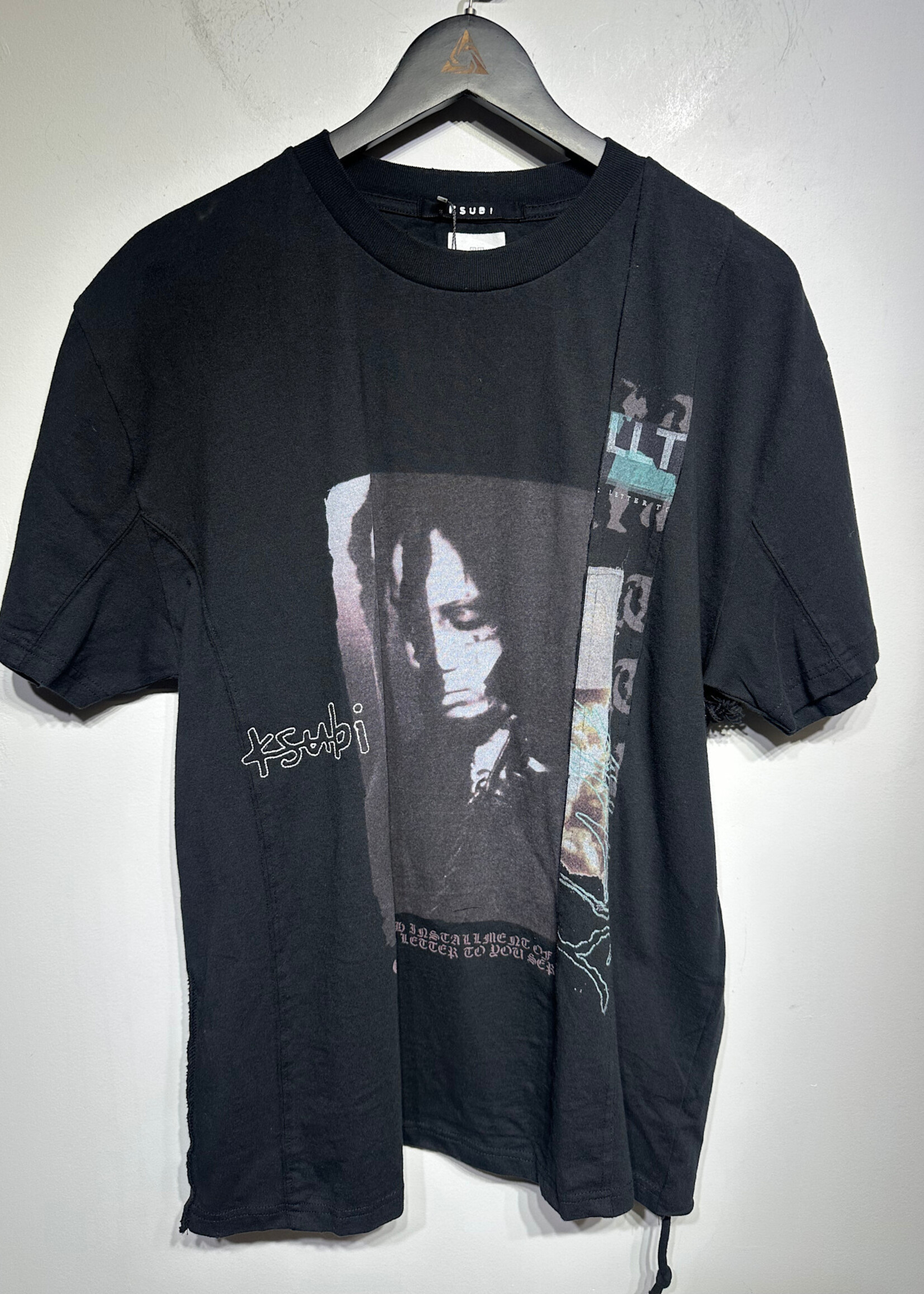 NWT Ksubi x Trippie Black Deconstructed Tee M