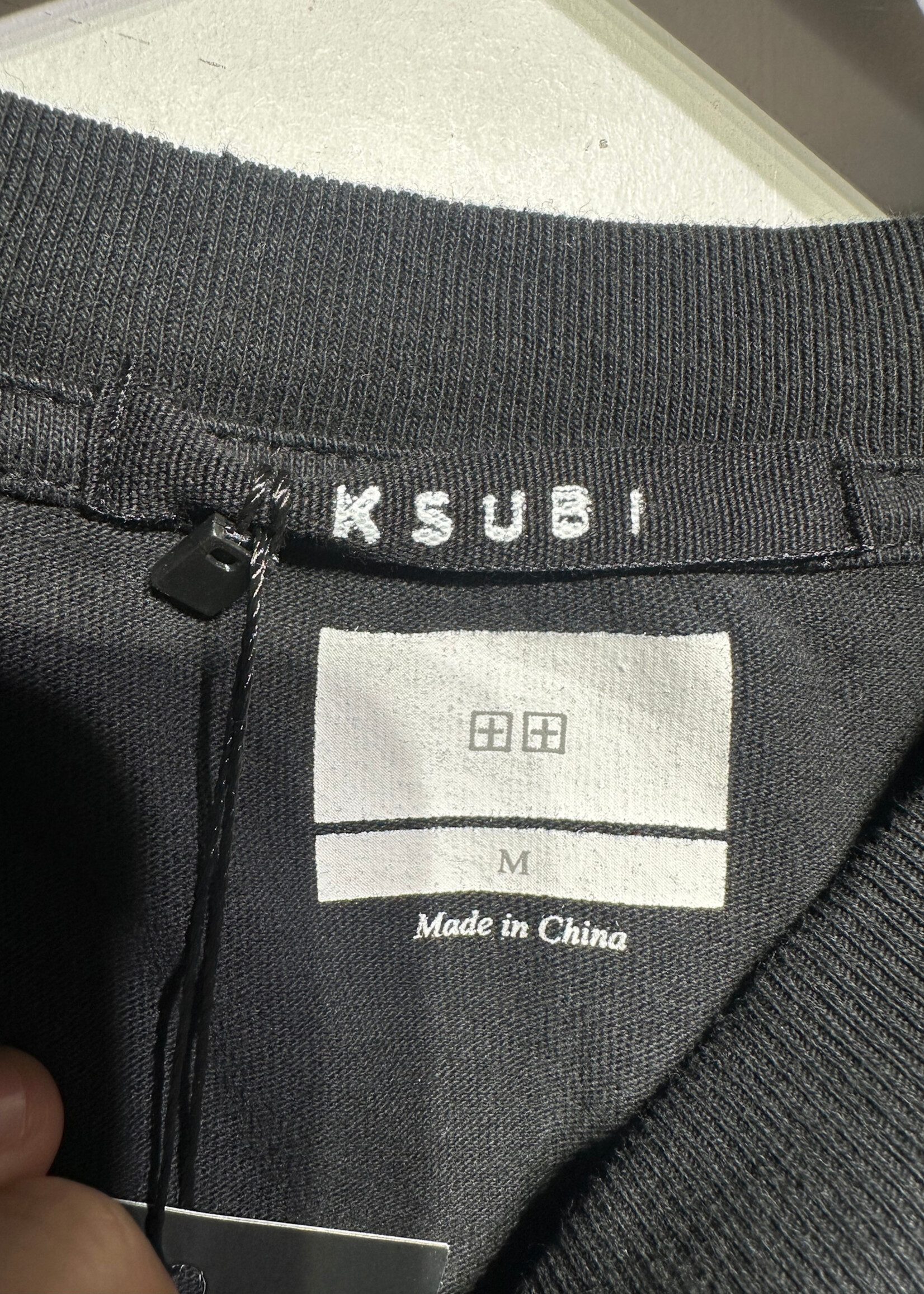 NWT Ksubi x Trippie Black Deconstructed Tee M
