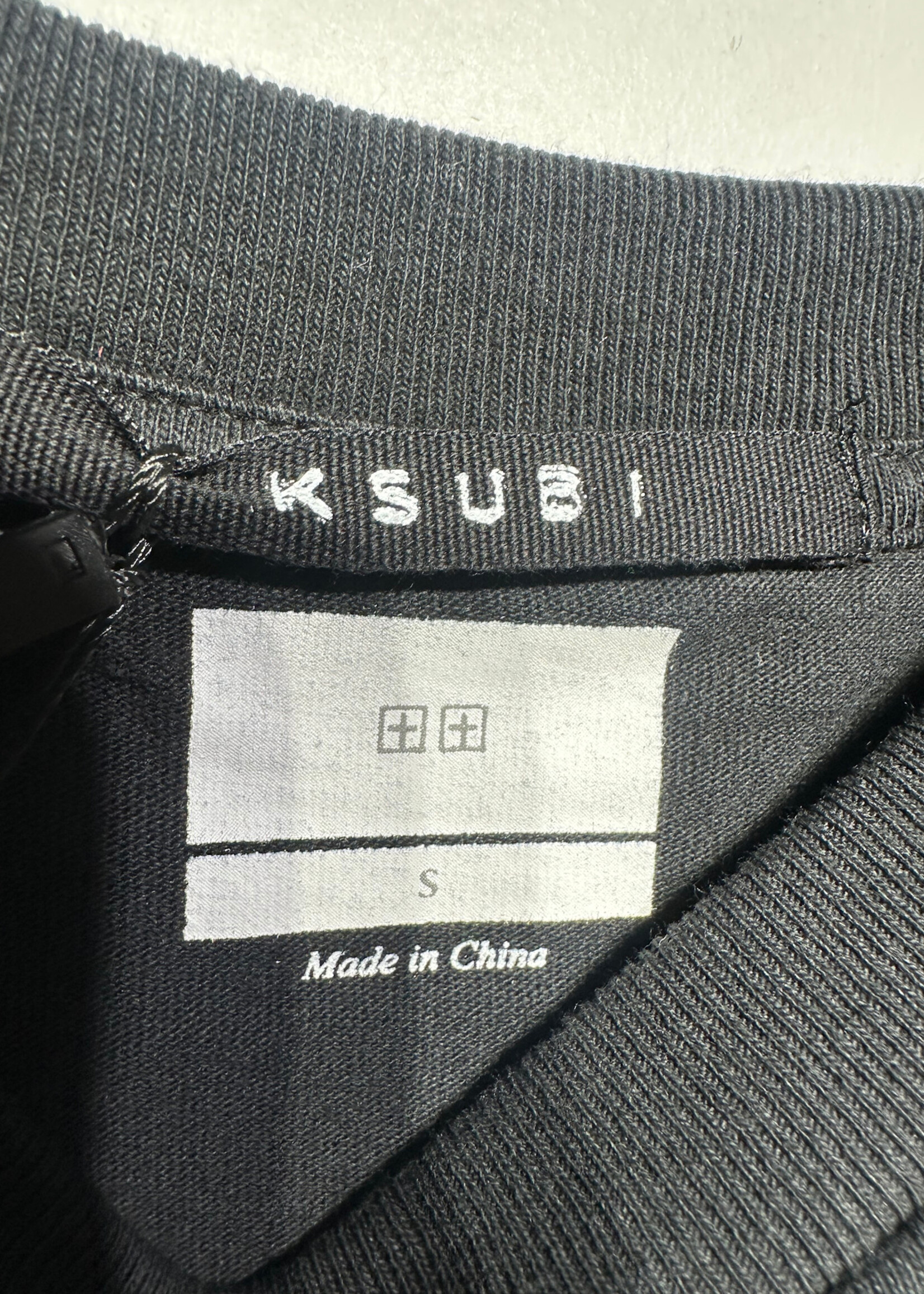 NWT Ksubi x Trippie Black LS Fits Masc L