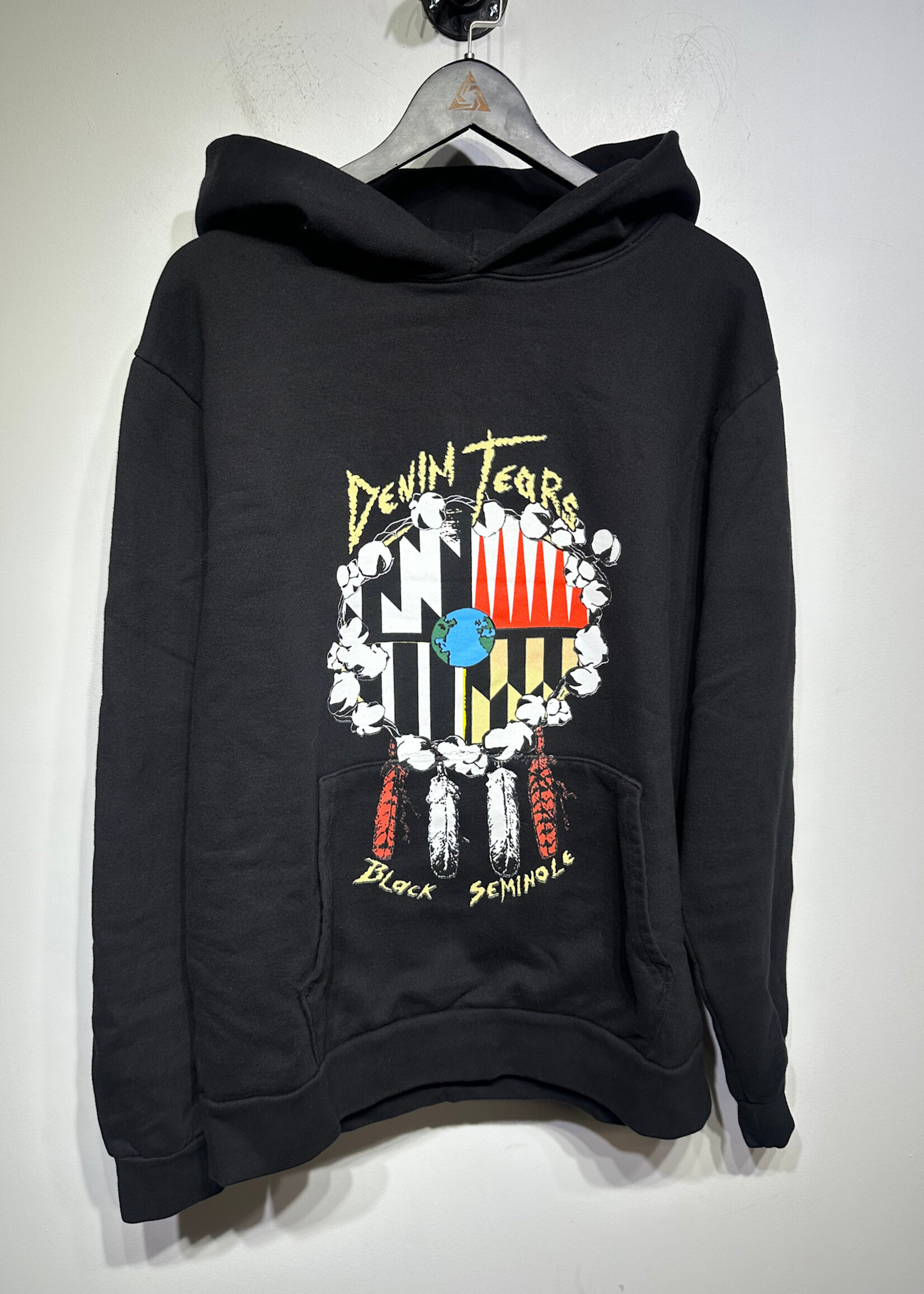 Denim Tears Seminole Black Graphic Hoodie XL