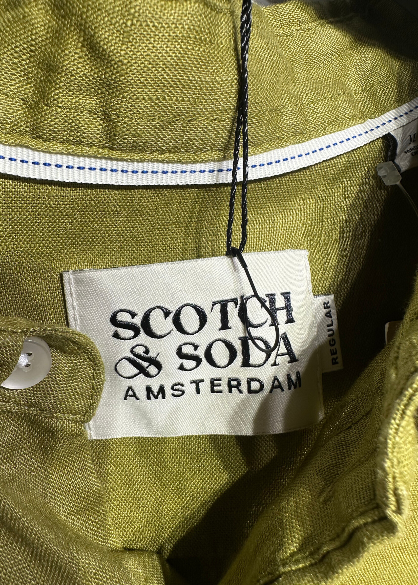 NWT Scotch & Soda Green SS B/U M