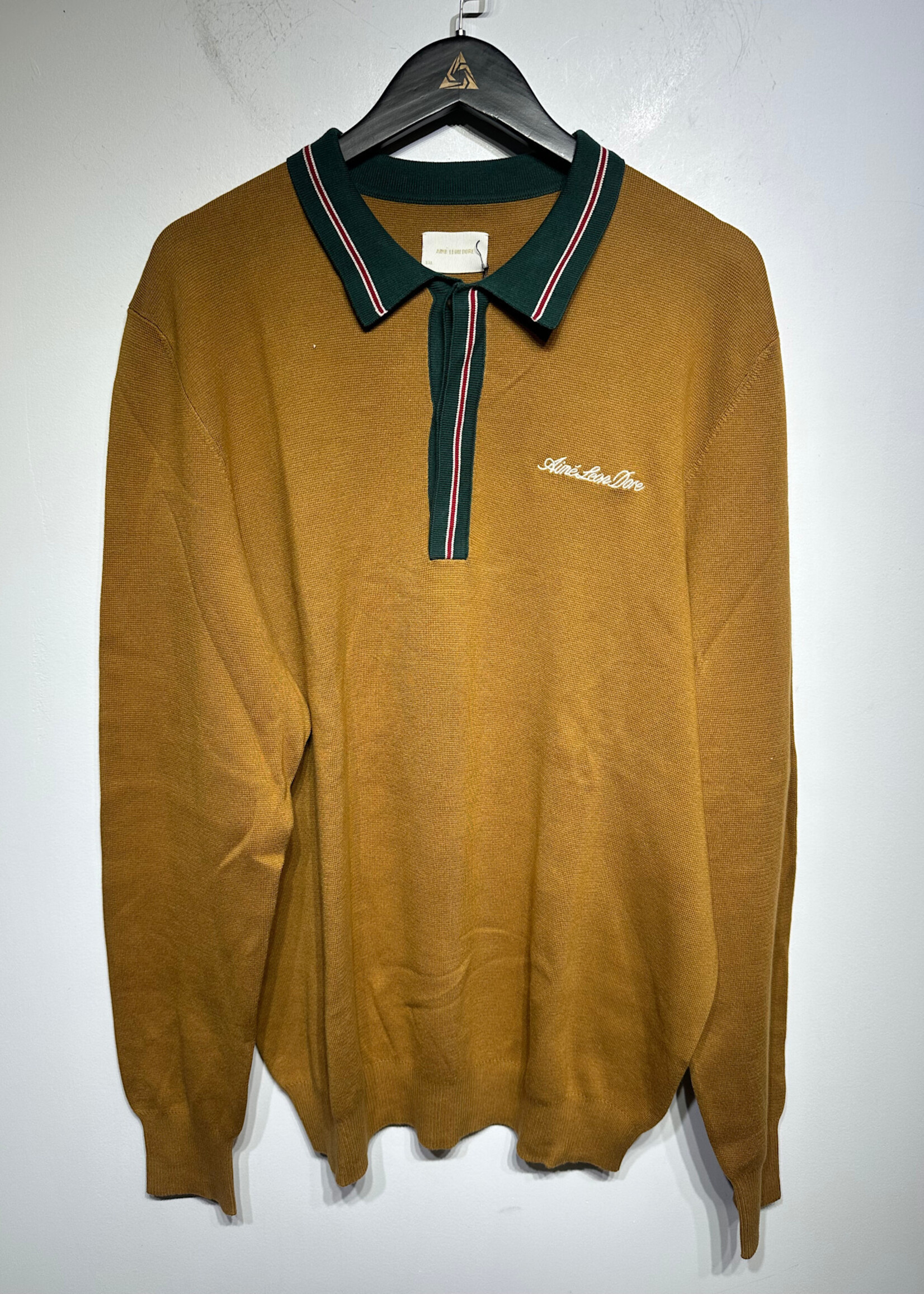 Aime Leon Dore Knit Polo LS XXL