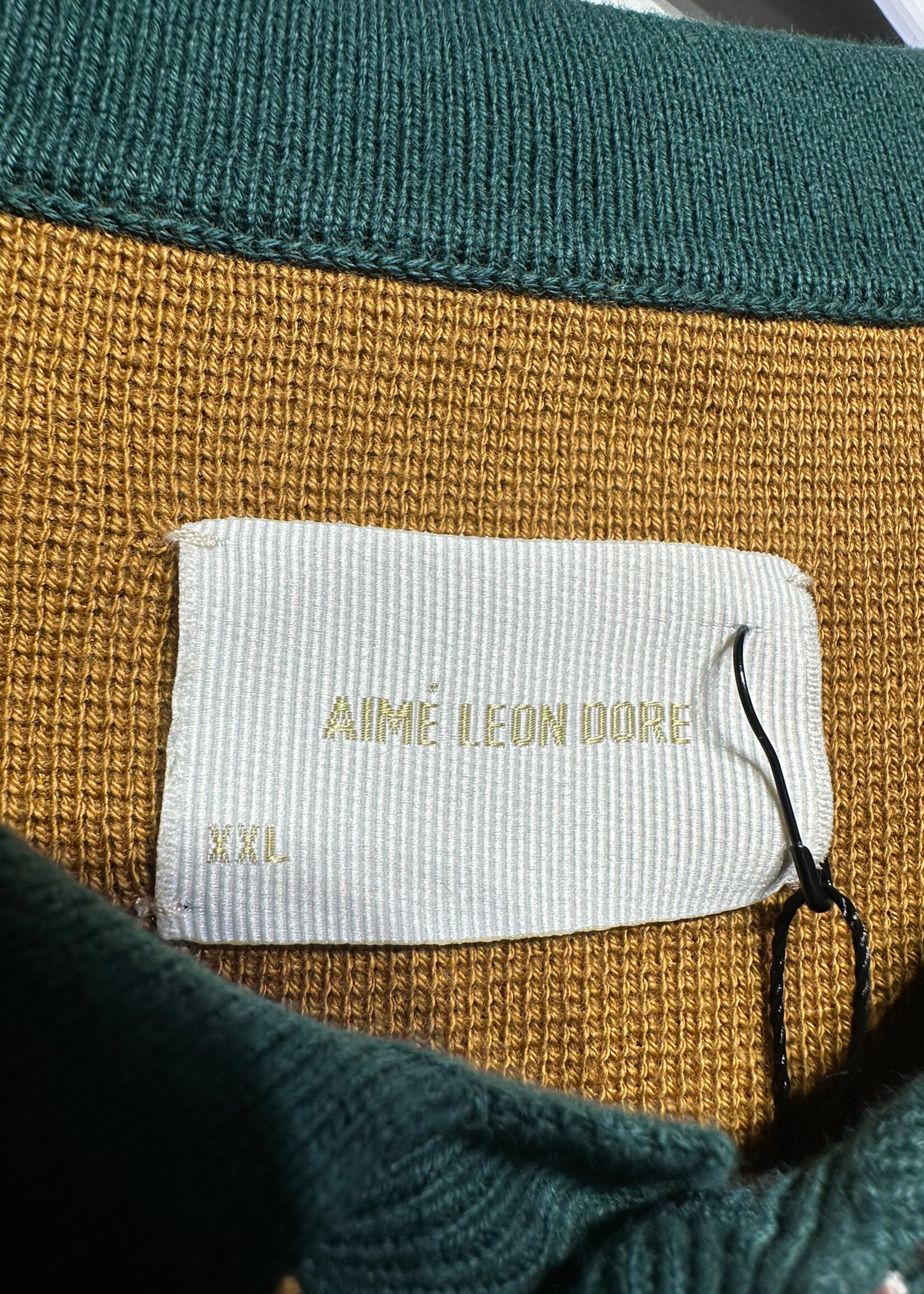Aime Leon Dore Knit Polo LS XXL
