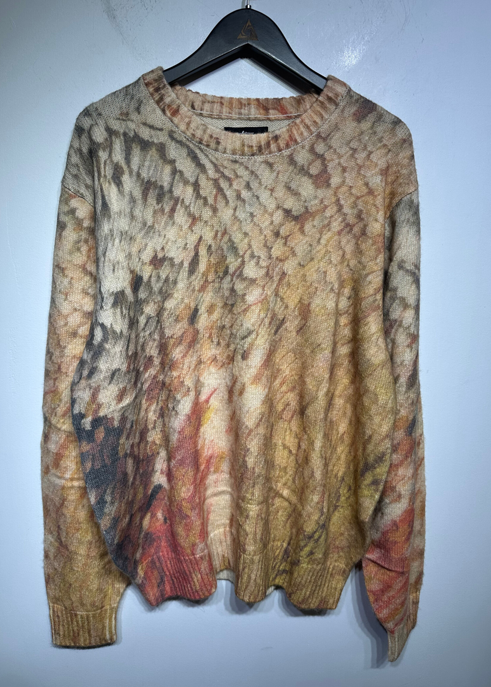 NWT Stussy Scale Print Knit Sweater XL