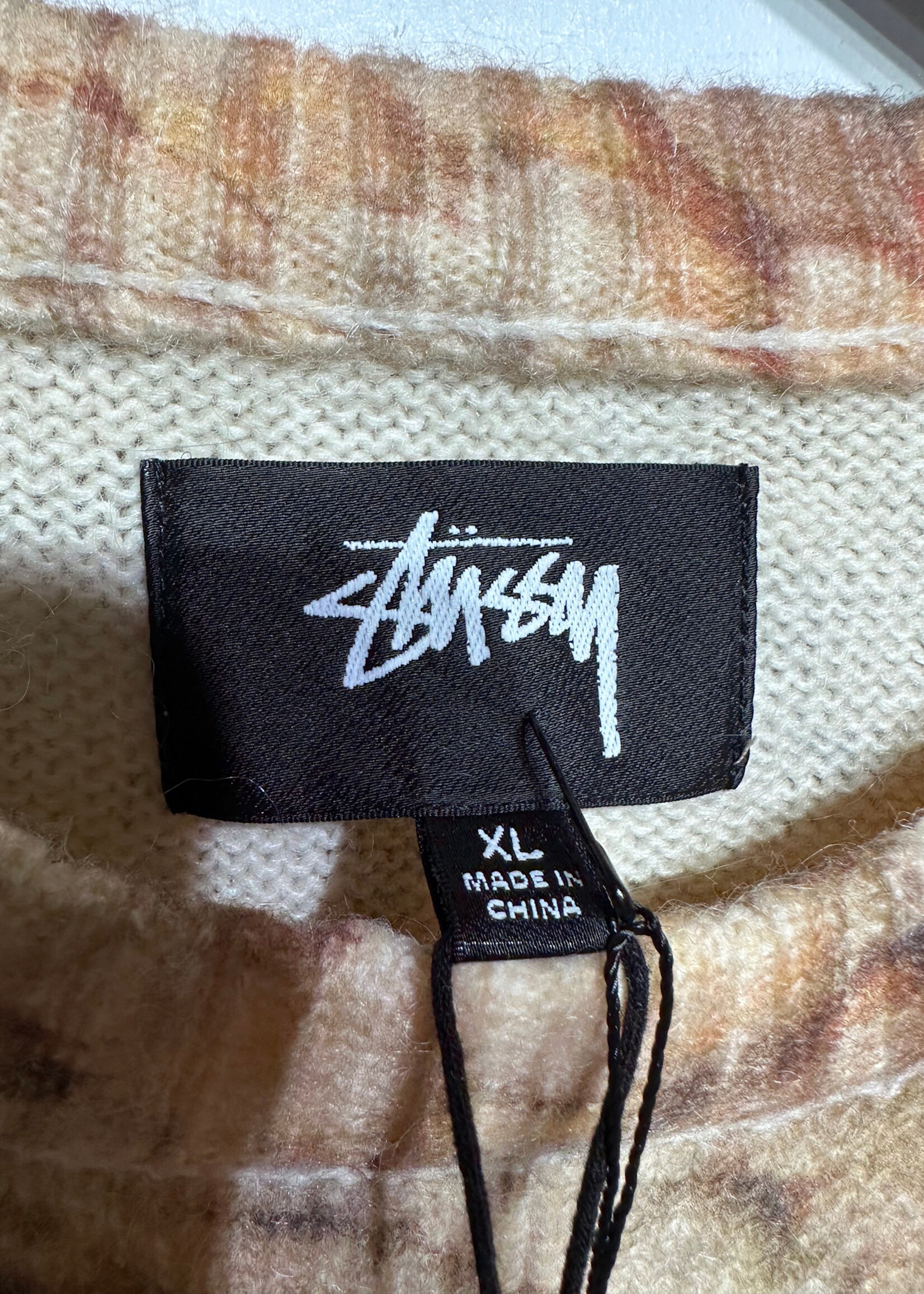 NWT Stussy Scale Print Knit Sweater XL