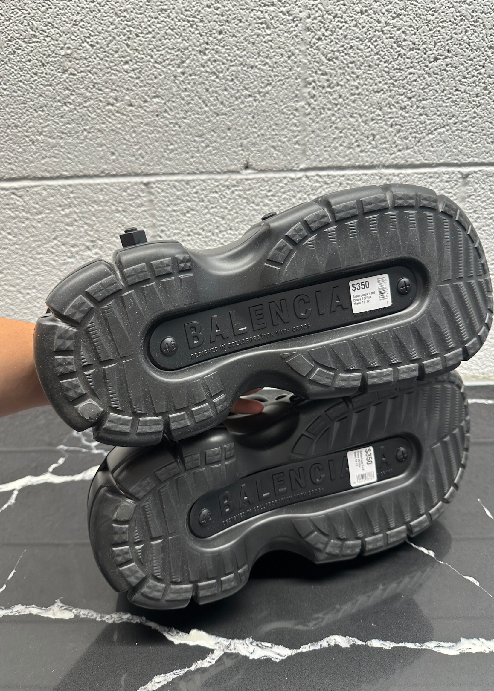 Balenciaga Hard Crocs 46/Fits Masc 12