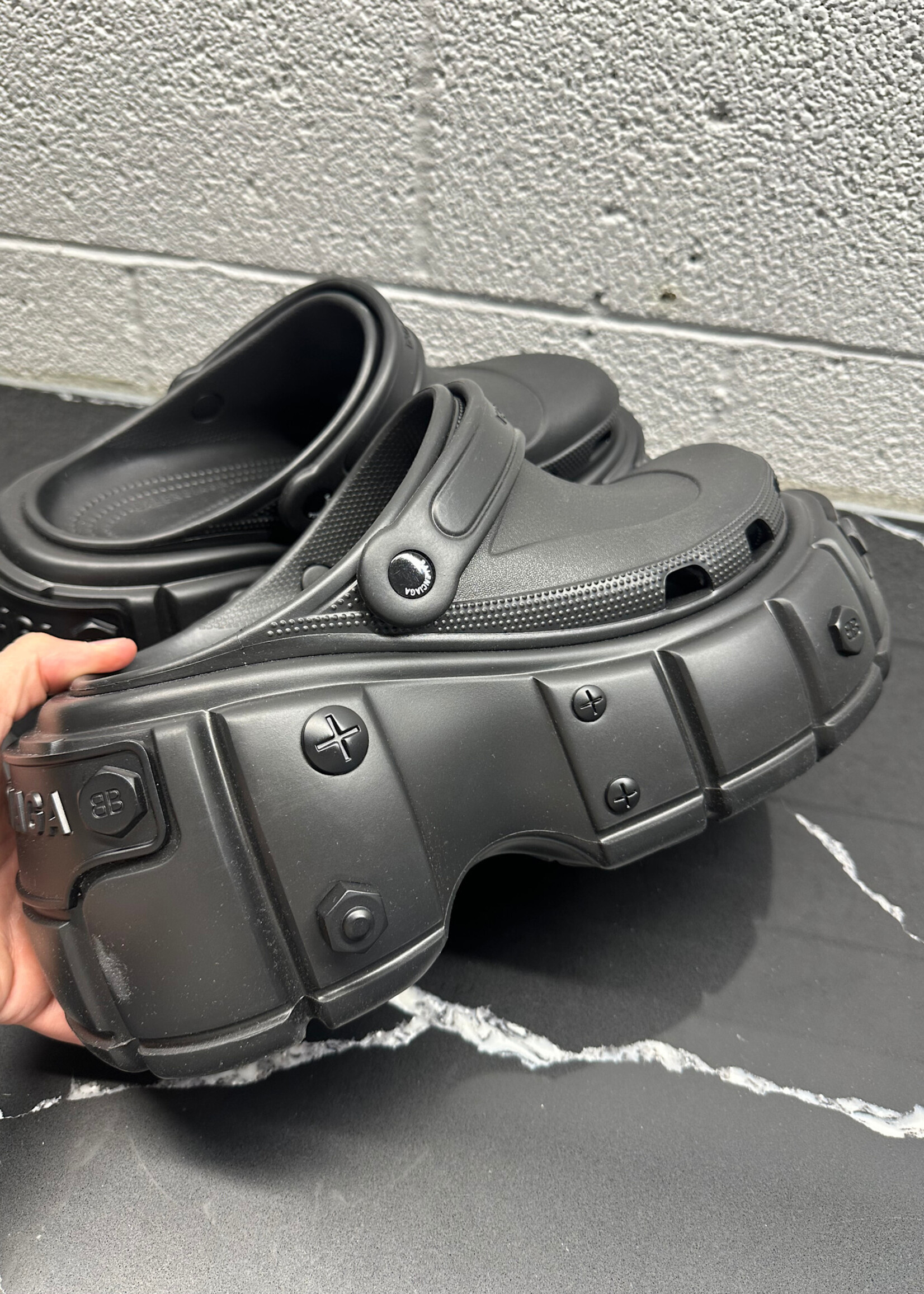 Balenciaga Hard Crocs 46/Fits Masc 12