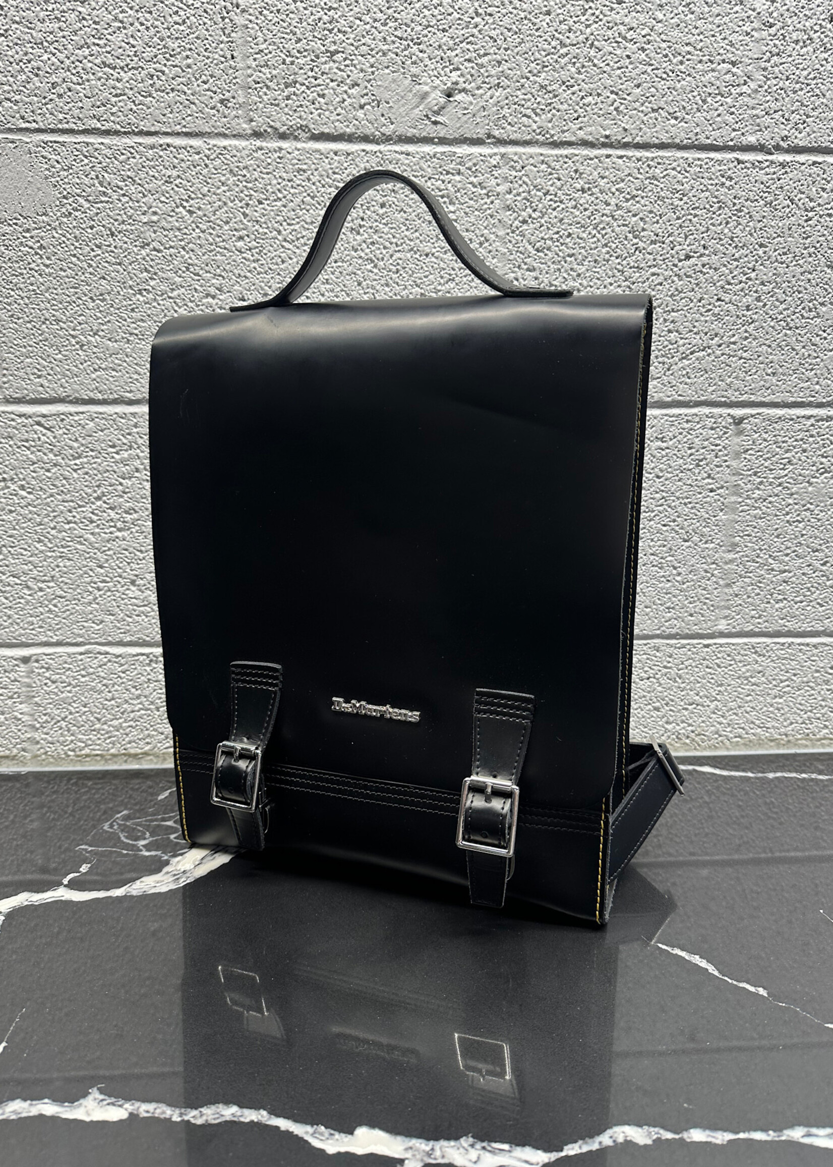Dr Martens Black Buckle Backpack