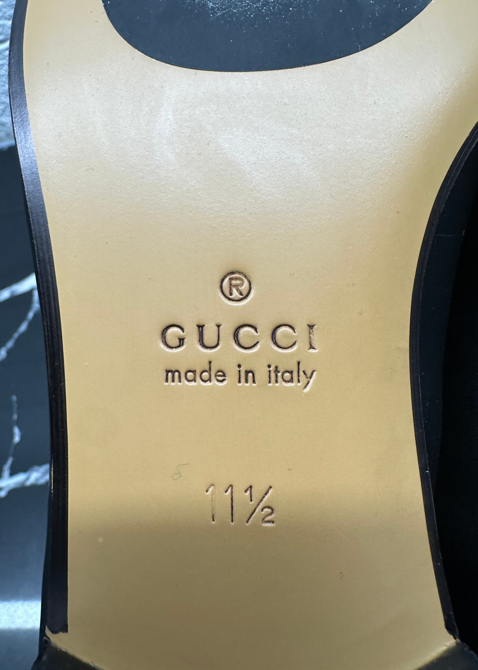 DS Gucci Jordaan Horsebit Loafer 11.5
