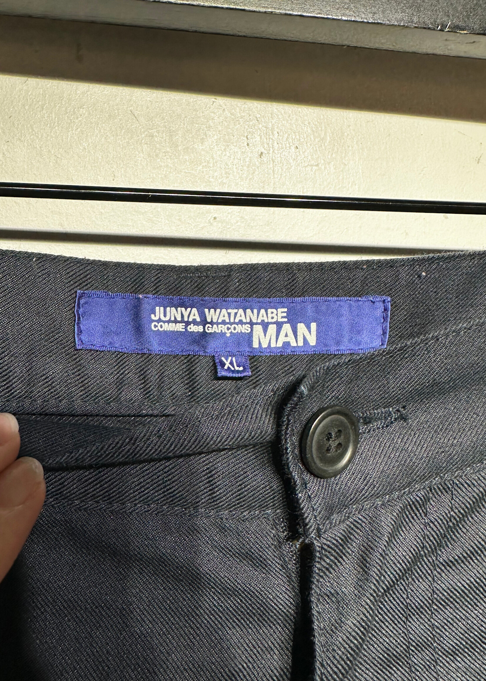 CDG Junya Navy Blue Pants 36