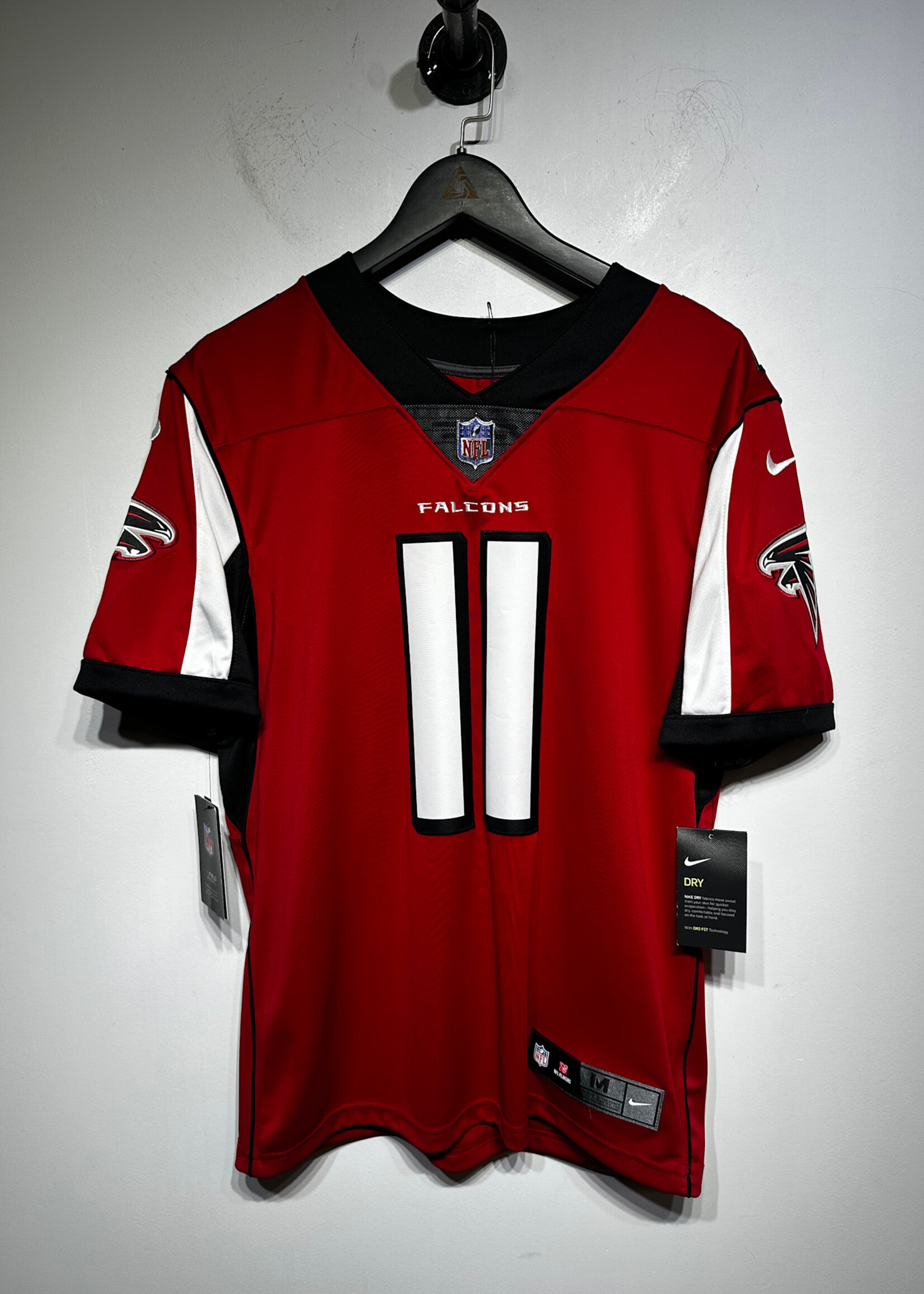 NWT Falcons Jones Red Jersey M