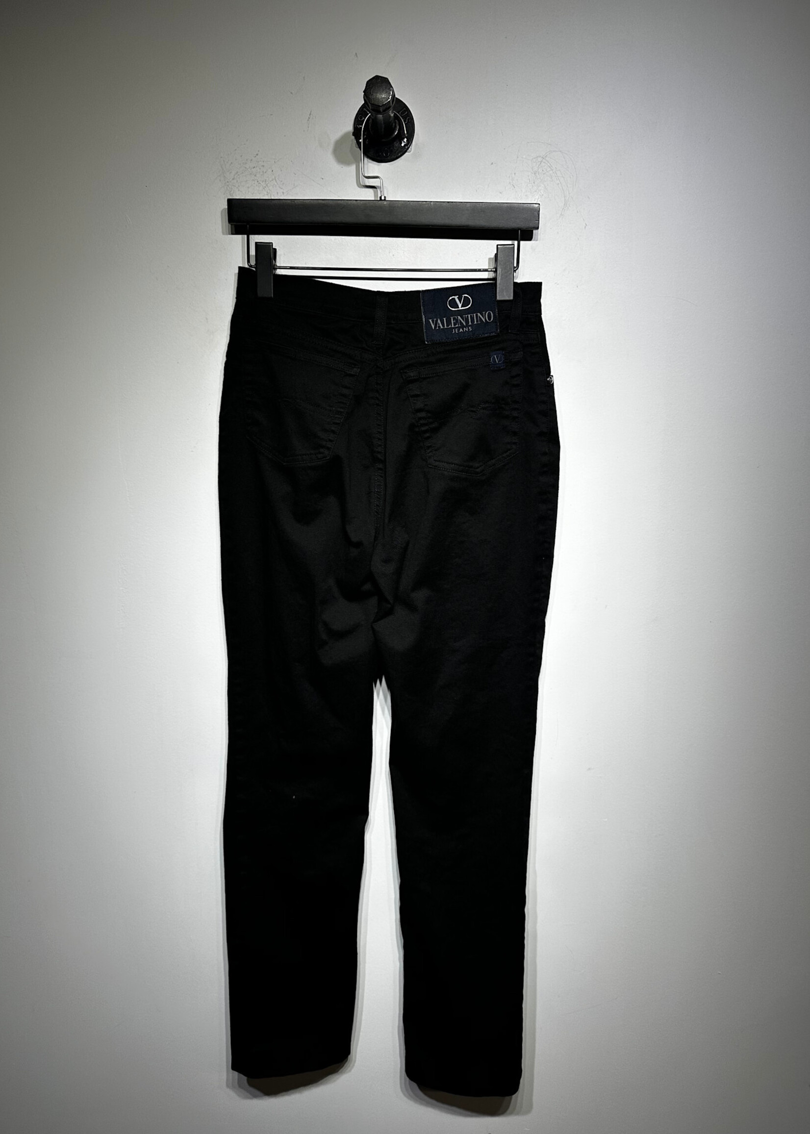 Valentino Black Straight Leg Pants 28