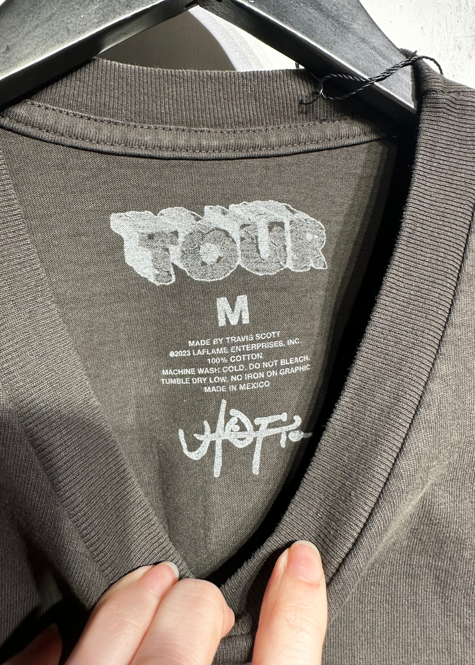 Travis Scott 'Circus Maximus' Black Tee M