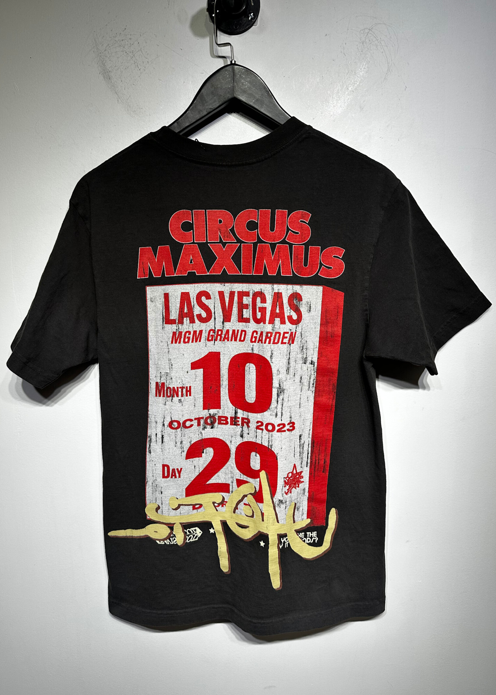 Travis Scott 'Circus Maximus' Black Tee M