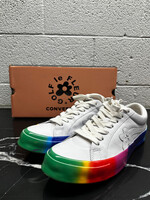 Converse x Golf White Rainbow Sole Sneakers 11