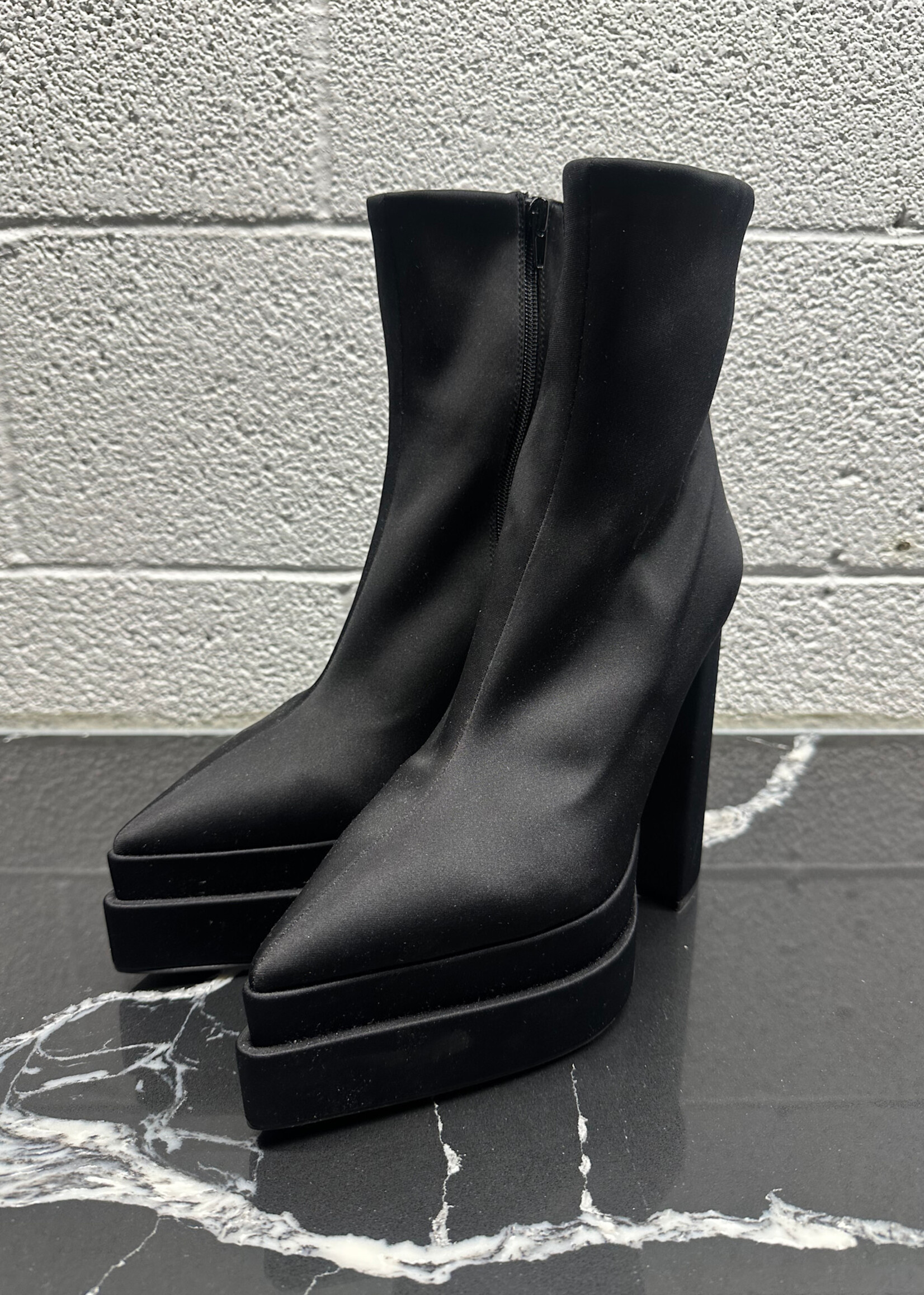 Free People x Jeffrey Campbell Satin Platforms 7.5