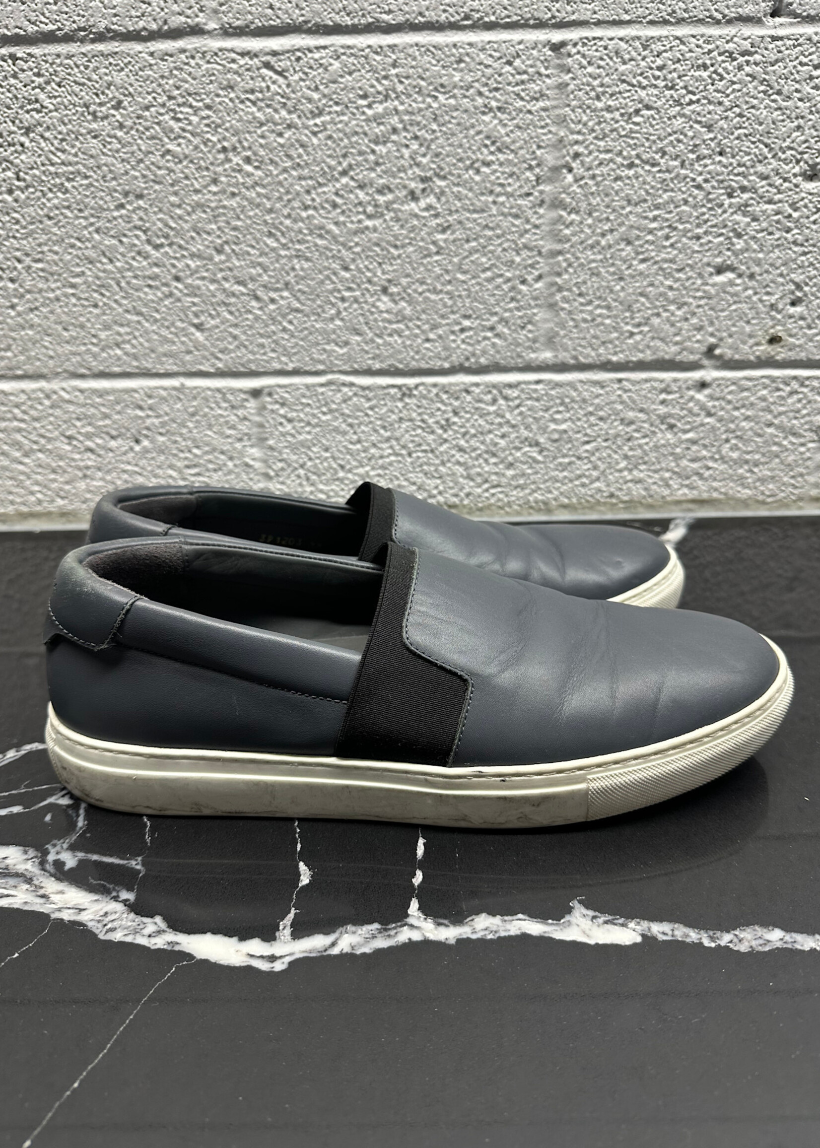 Balenciaga Grey Leather Slip On Style Shoes Masc 11