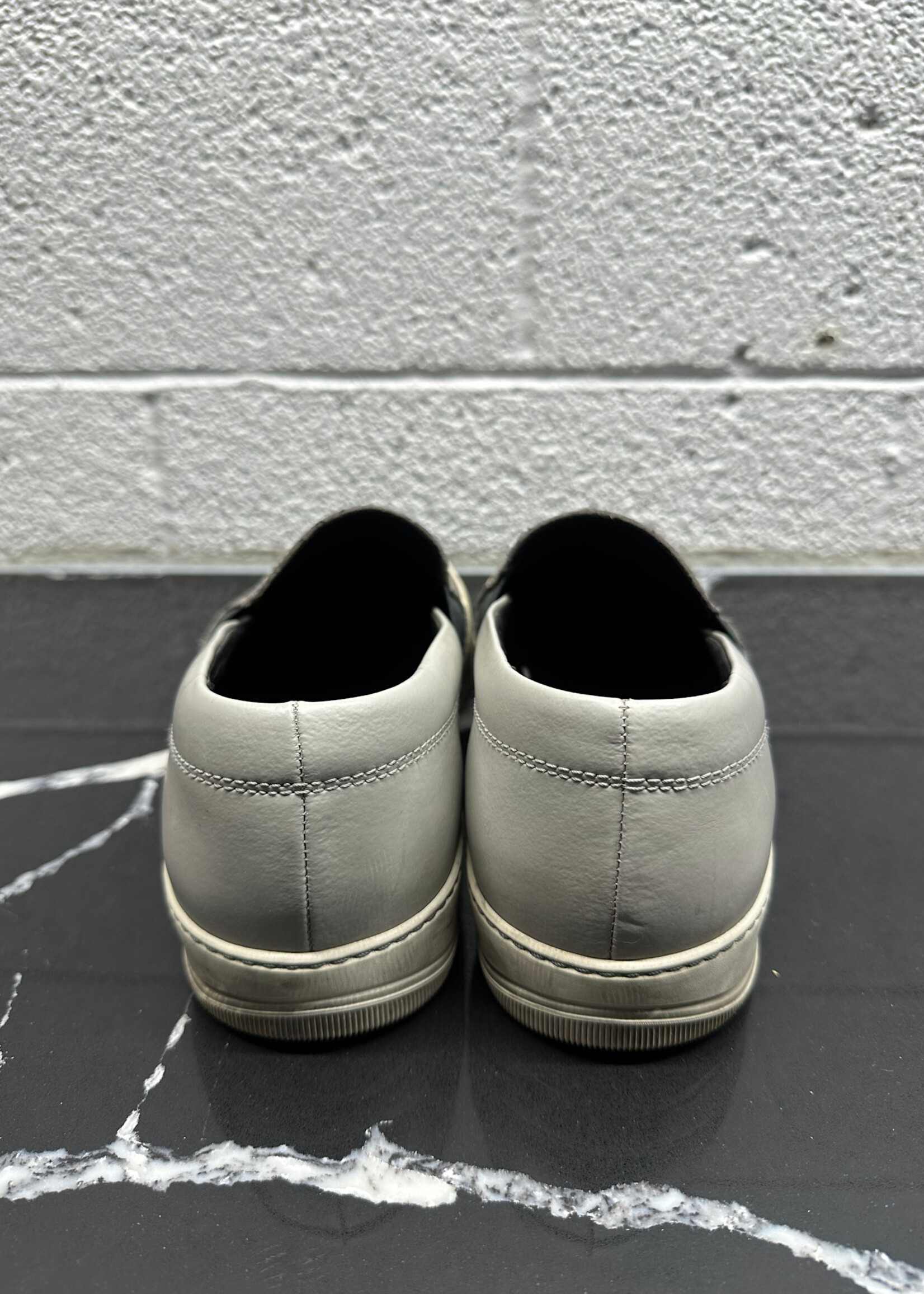 Lanvin Grey Stingray Leather Slip On Masc 9