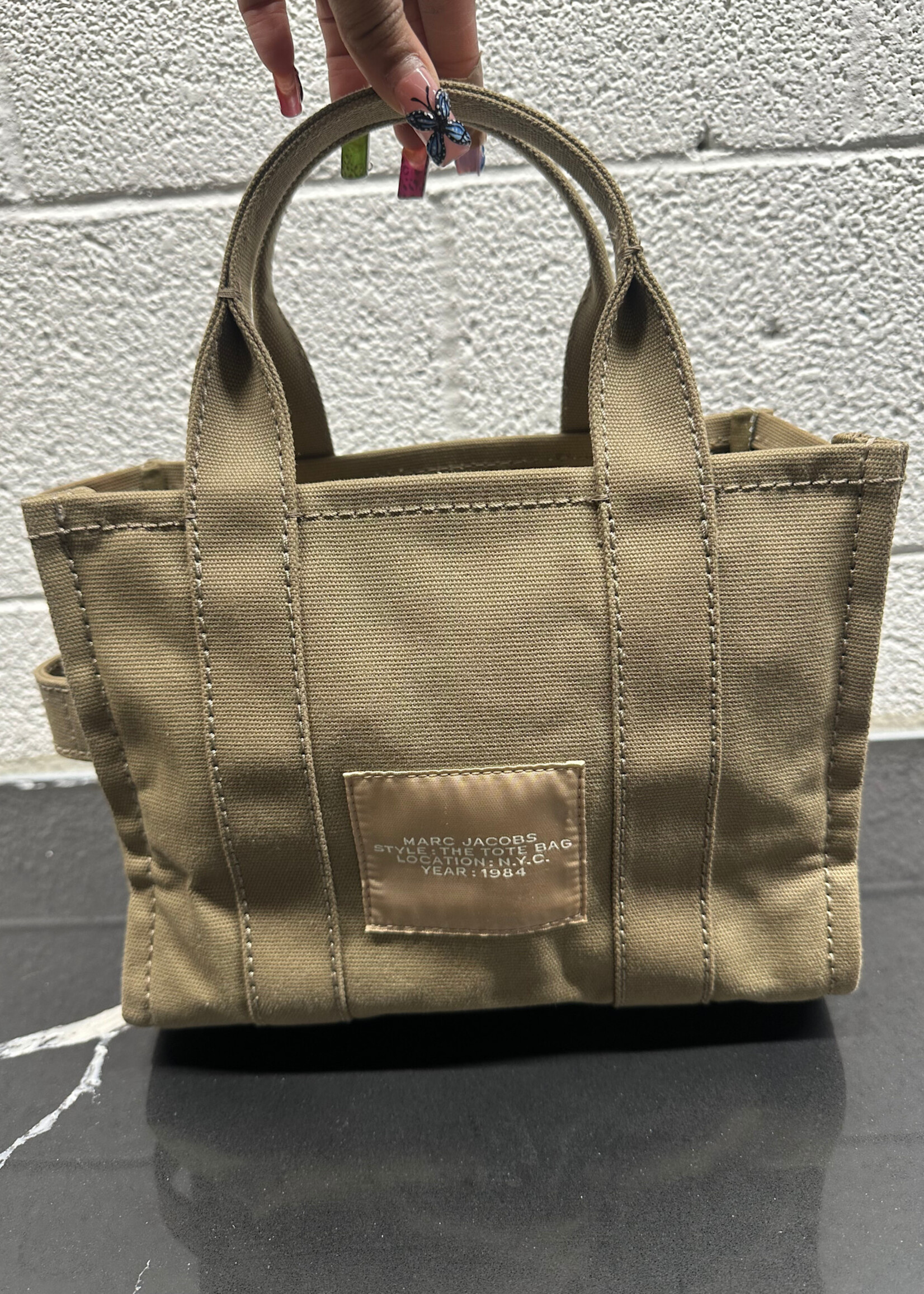 Marc Jacobs Tan Canvas Tote