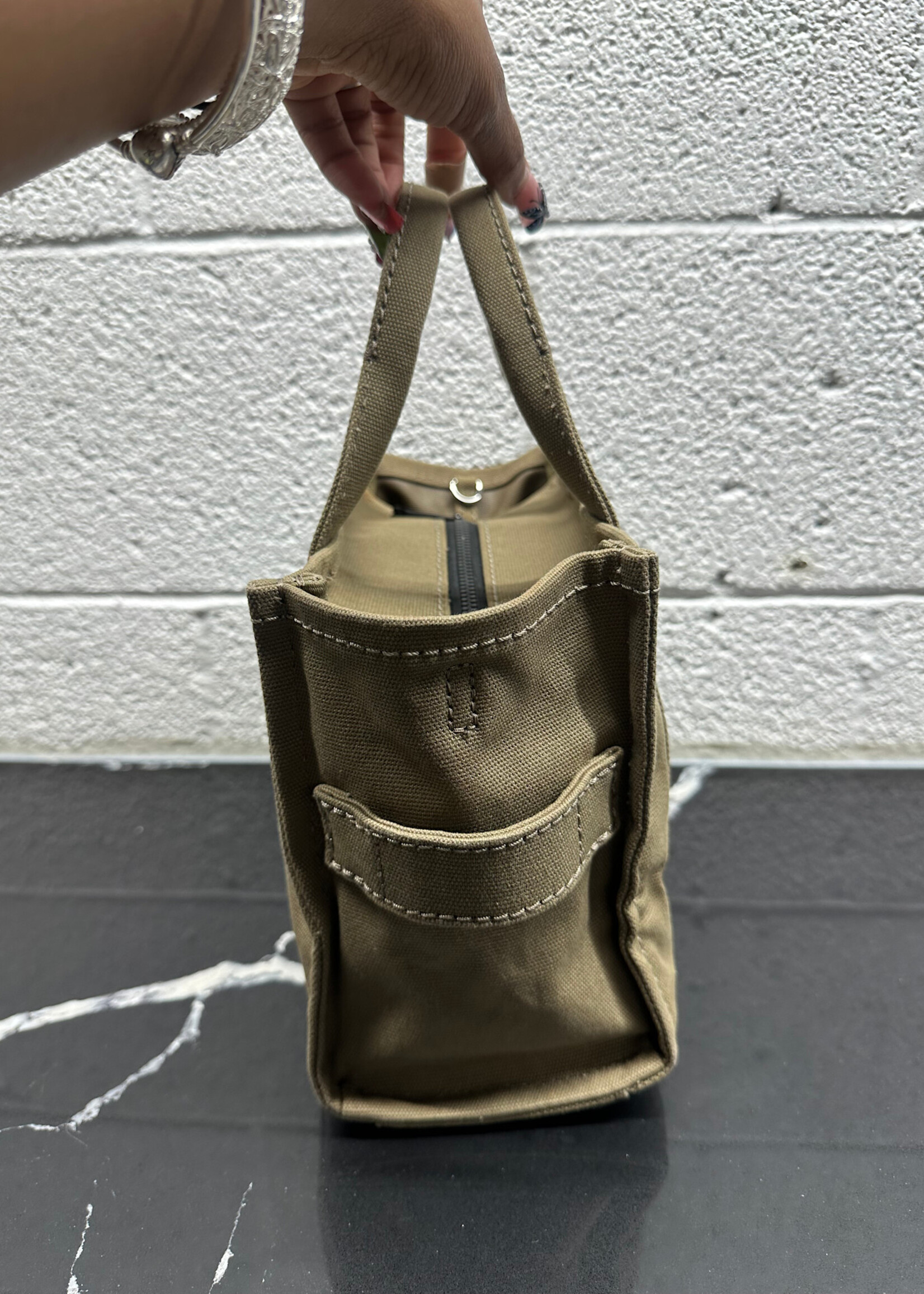 Marc Jacobs Tan Canvas Tote