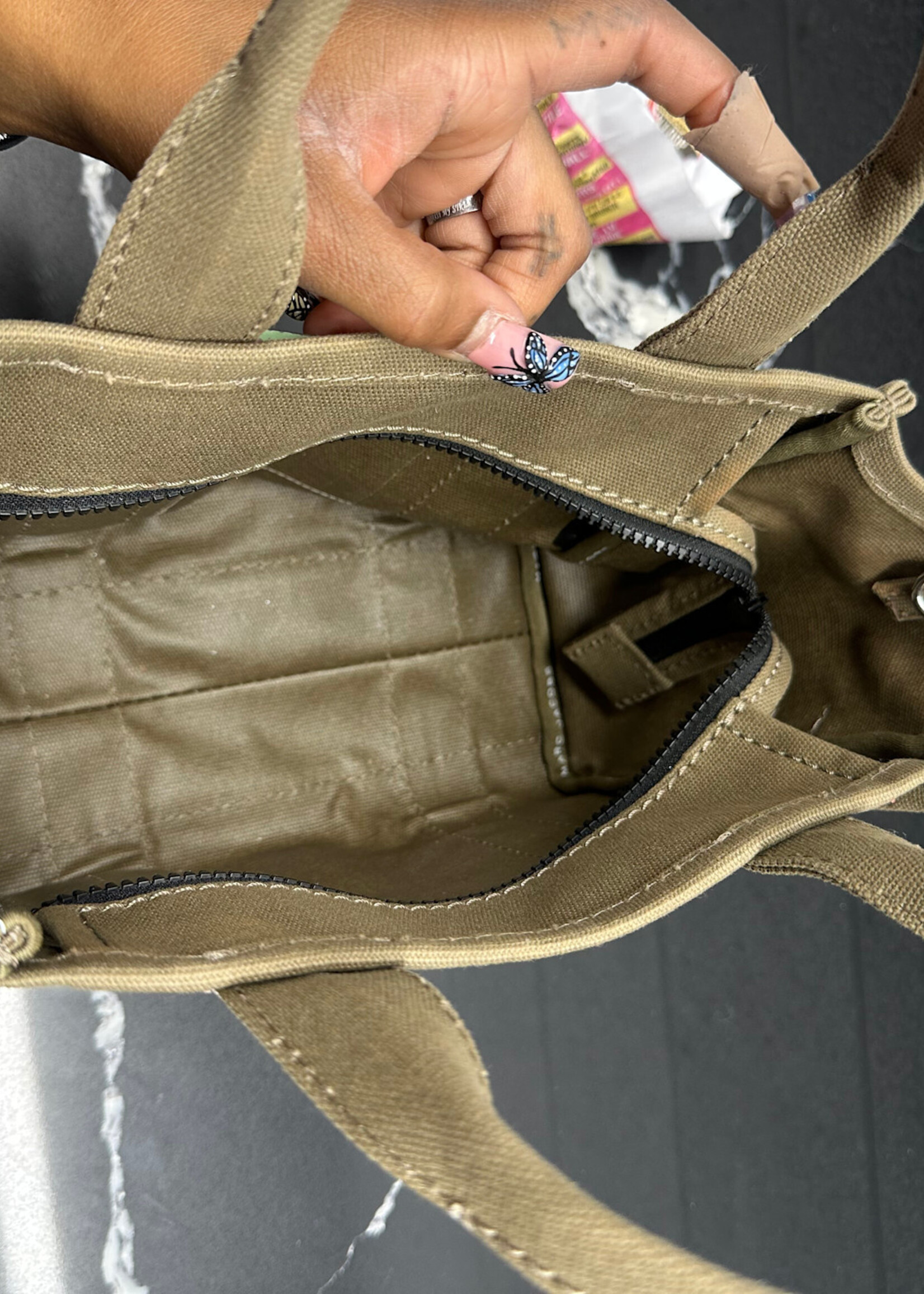 Marc Jacobs Tan Canvas Tote