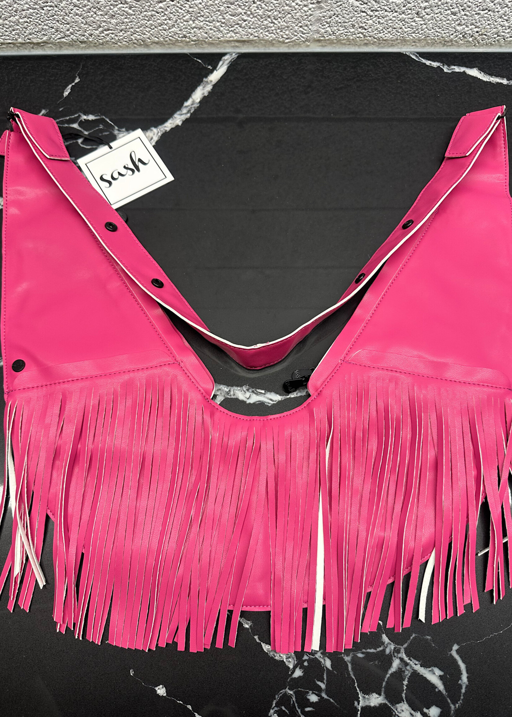 NWT Sash Pink Tassle Bag Retail: $200