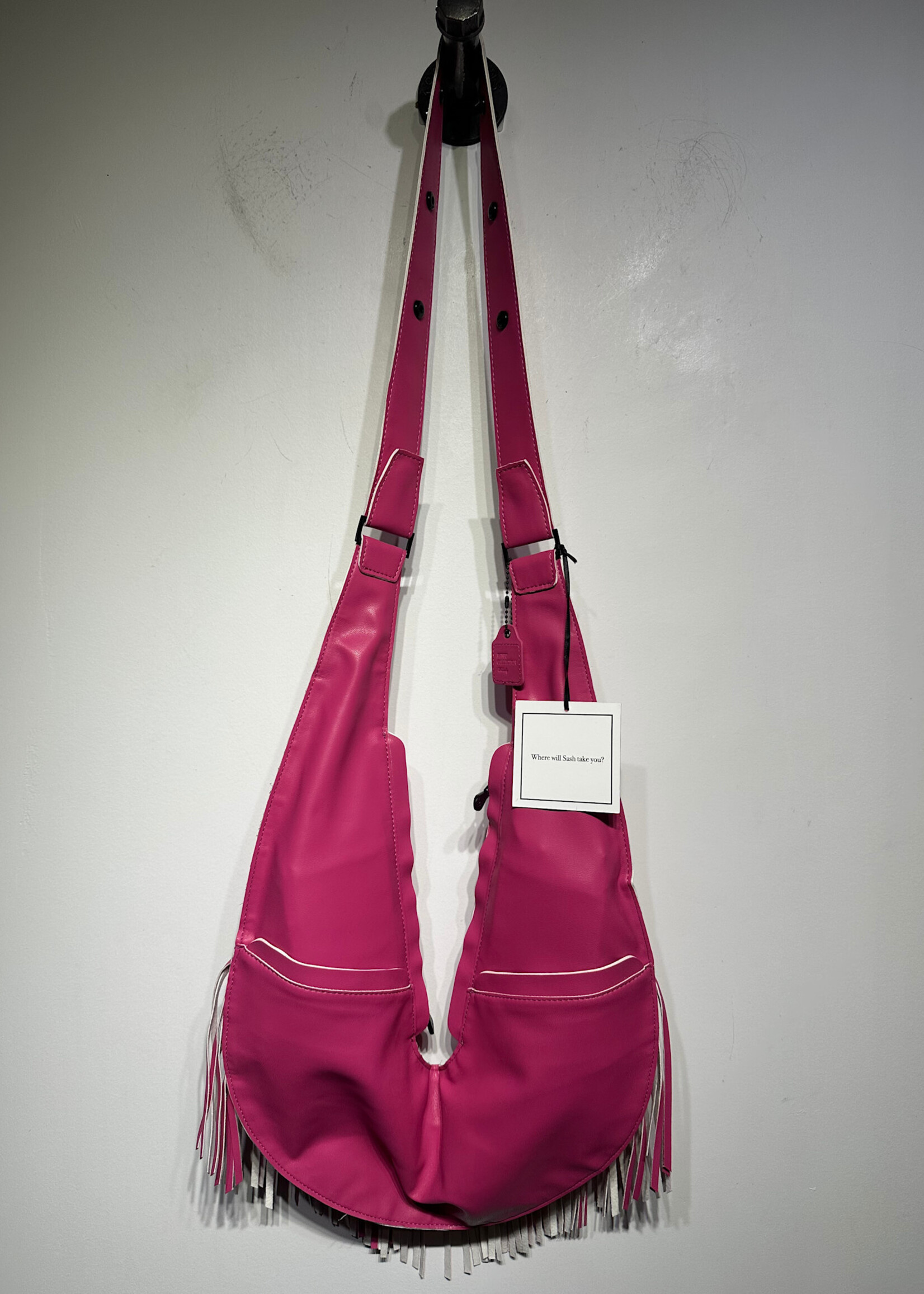 NWT Sash Pink Tassle Bag Retail: $200