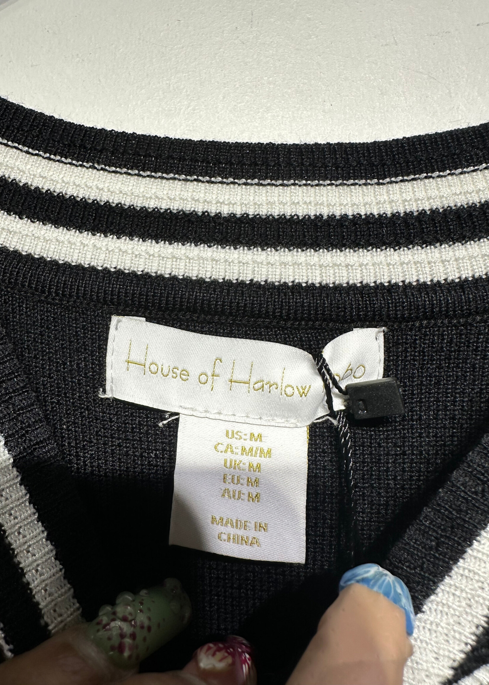 House of Harlow Black Sweater 2PC M