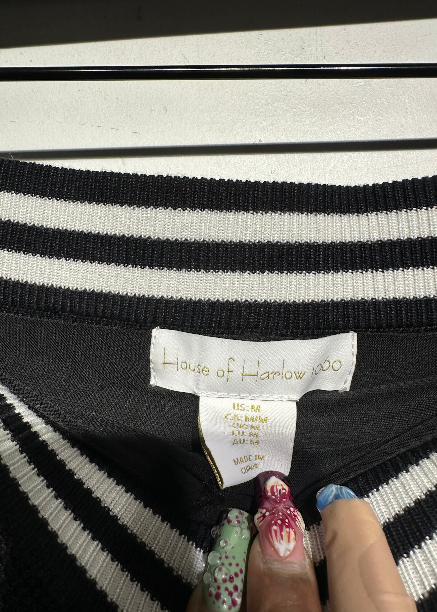 House of Harlow Black Sweater 2PC M