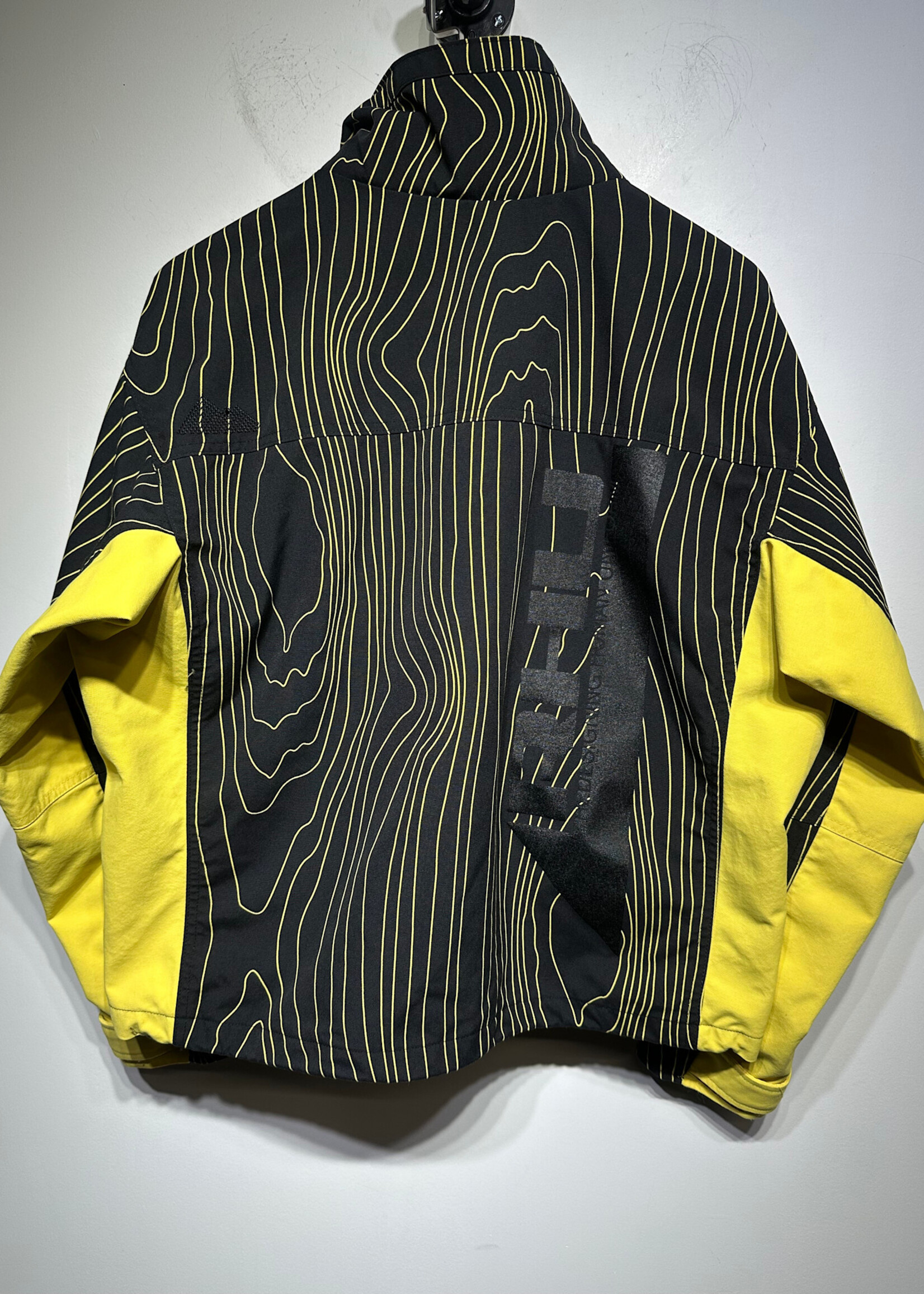 Zara Rhuigi Yellow Black Zip Jacket M