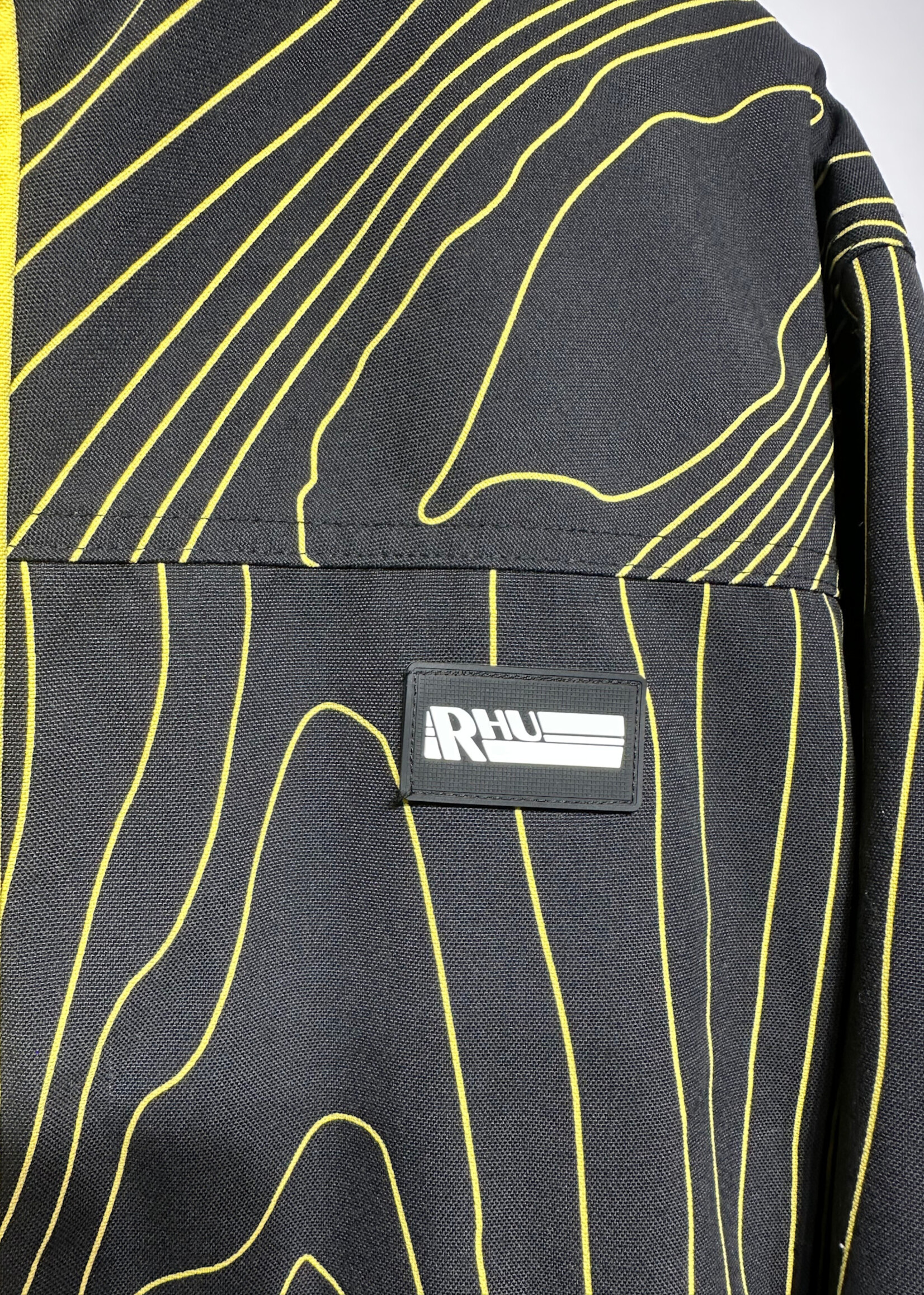 Zara Rhuigi Yellow Black Zip Jacket M