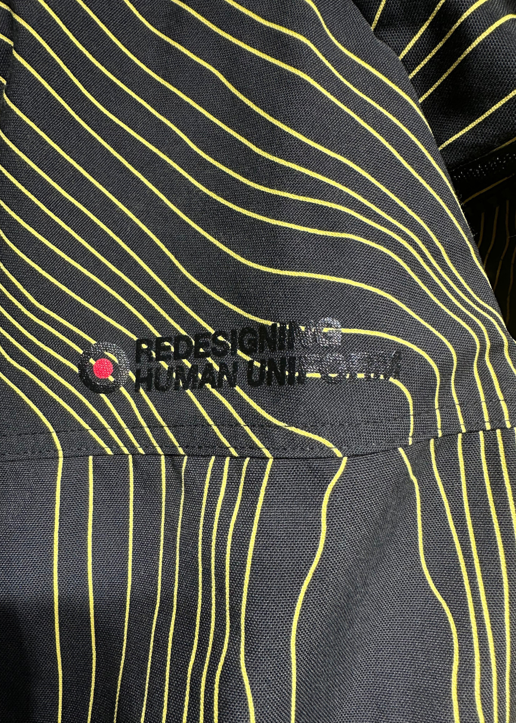 Zara Rhuigi Yellow Black Zip Jacket M