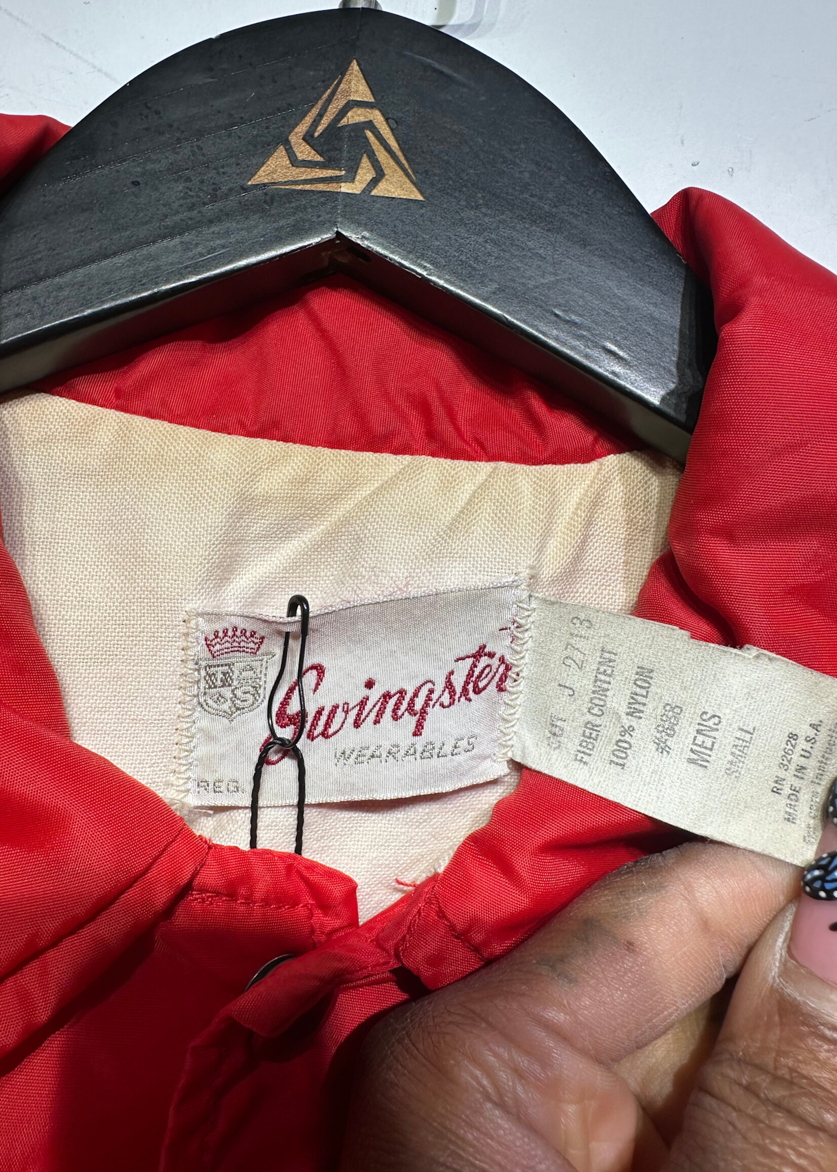 Swingster Vintage Red Coaches Jacket Masc S