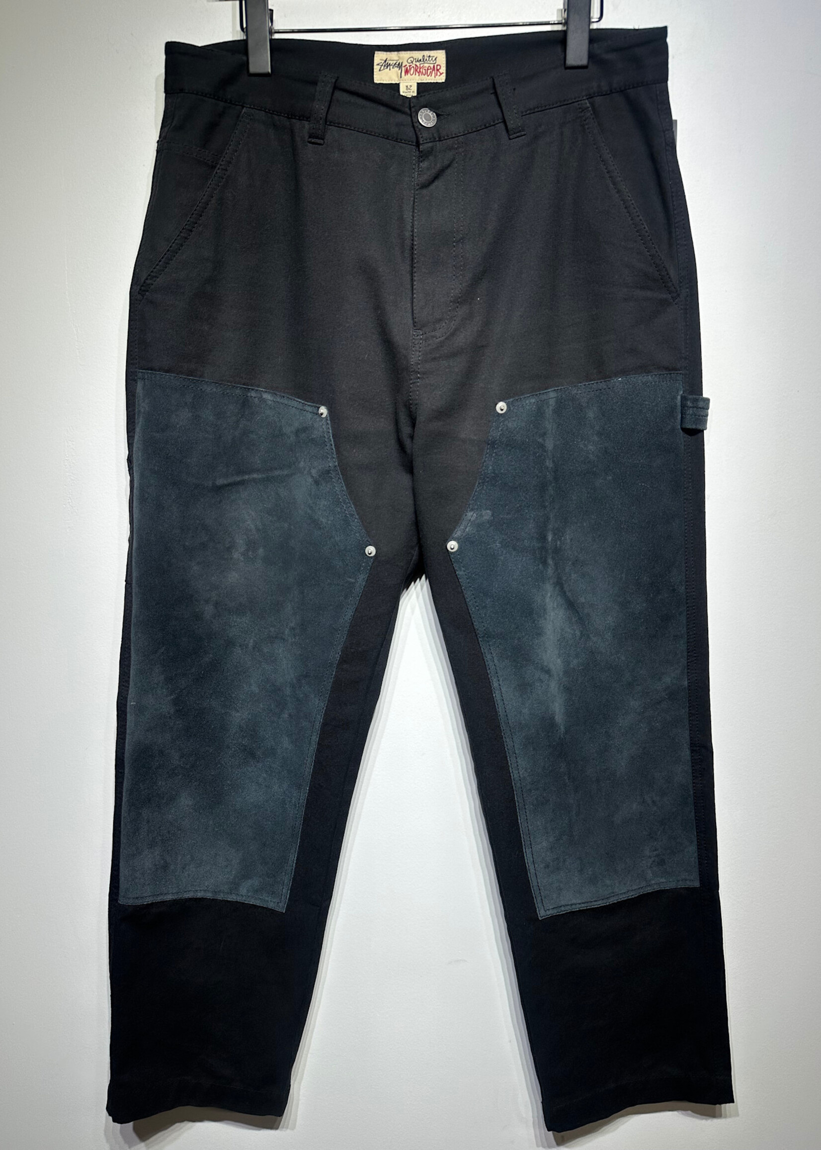 Stussy Black Suede Panel Double Knees Masc 32
