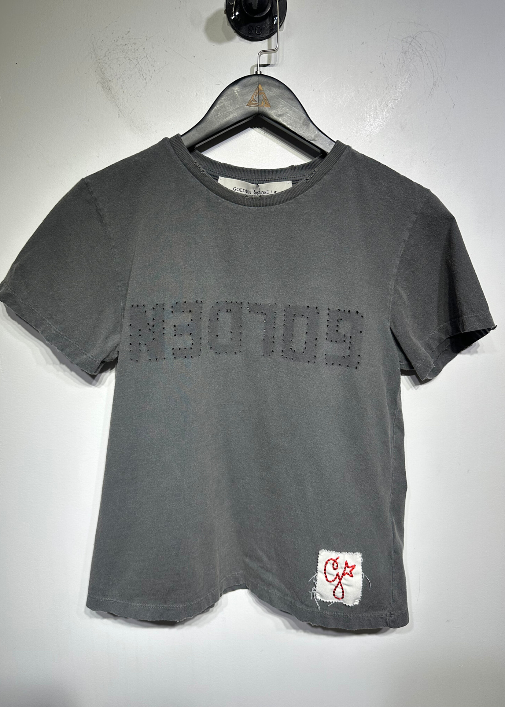 Golden Goose Reverse Logo Tee Fem S