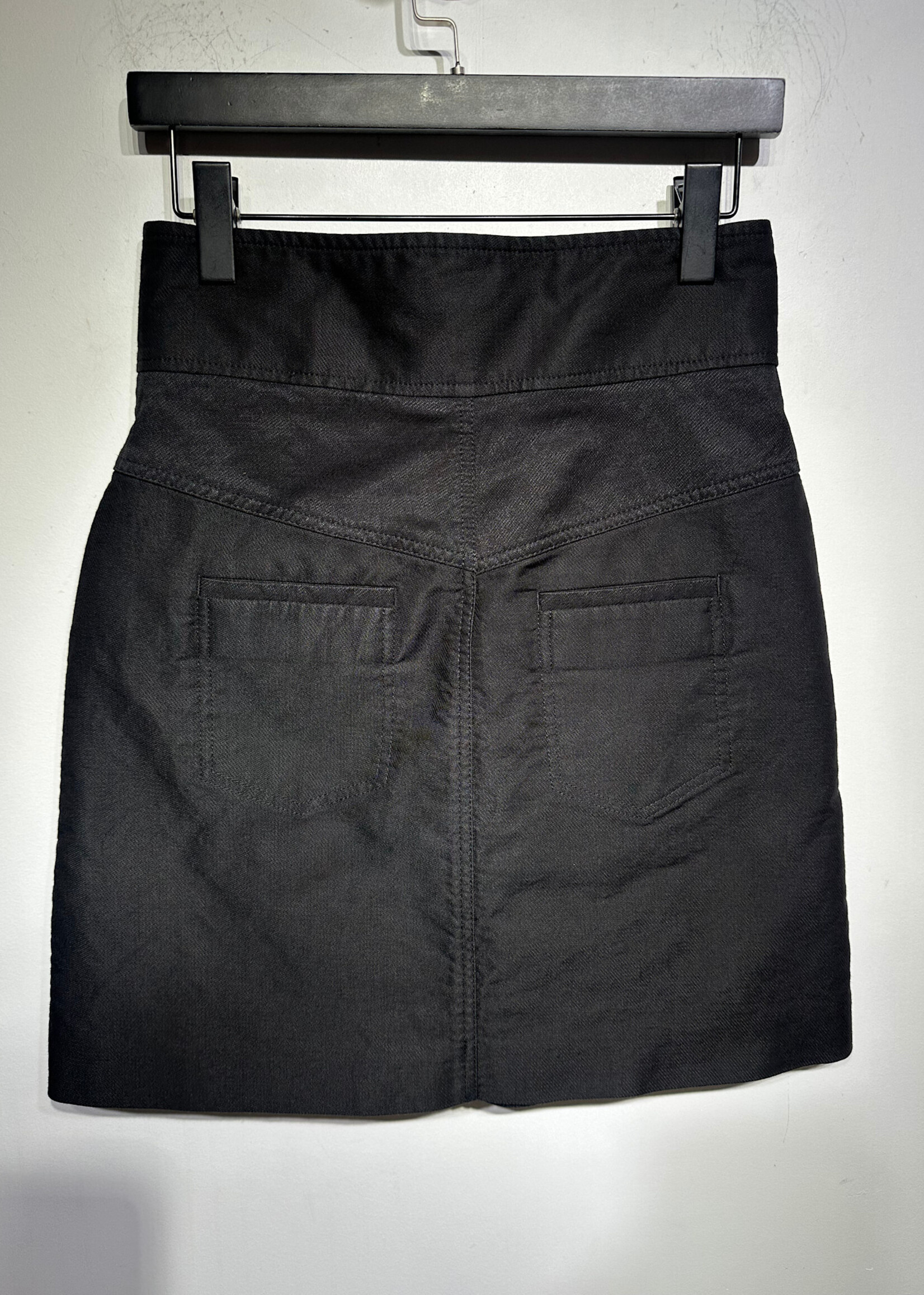 Sandro Black Cargo Skirt 2/28"