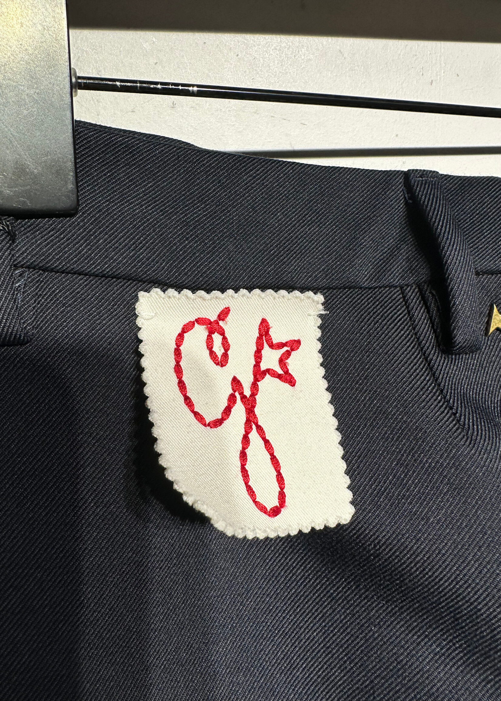 Golden Goose Navy Slacks Fem 28