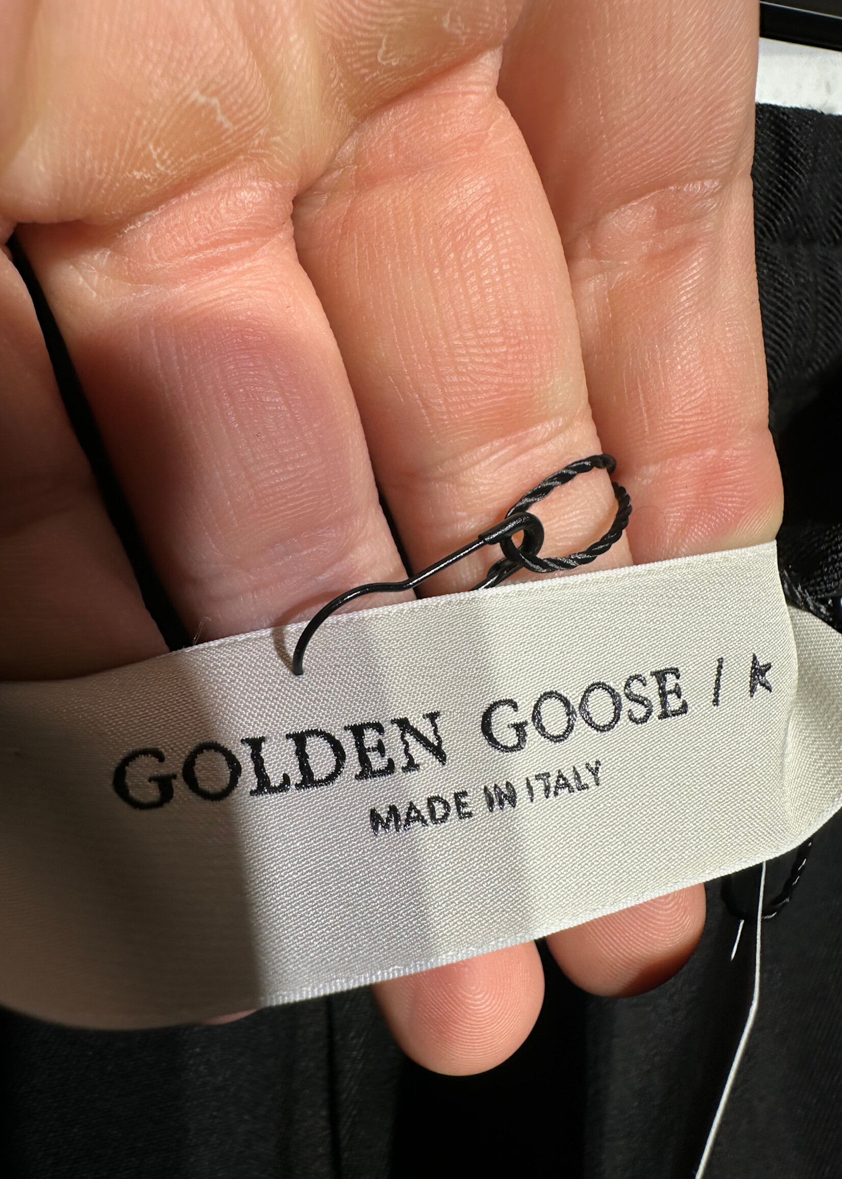 Golden Goose Black Stretch Trouser Unisex 36