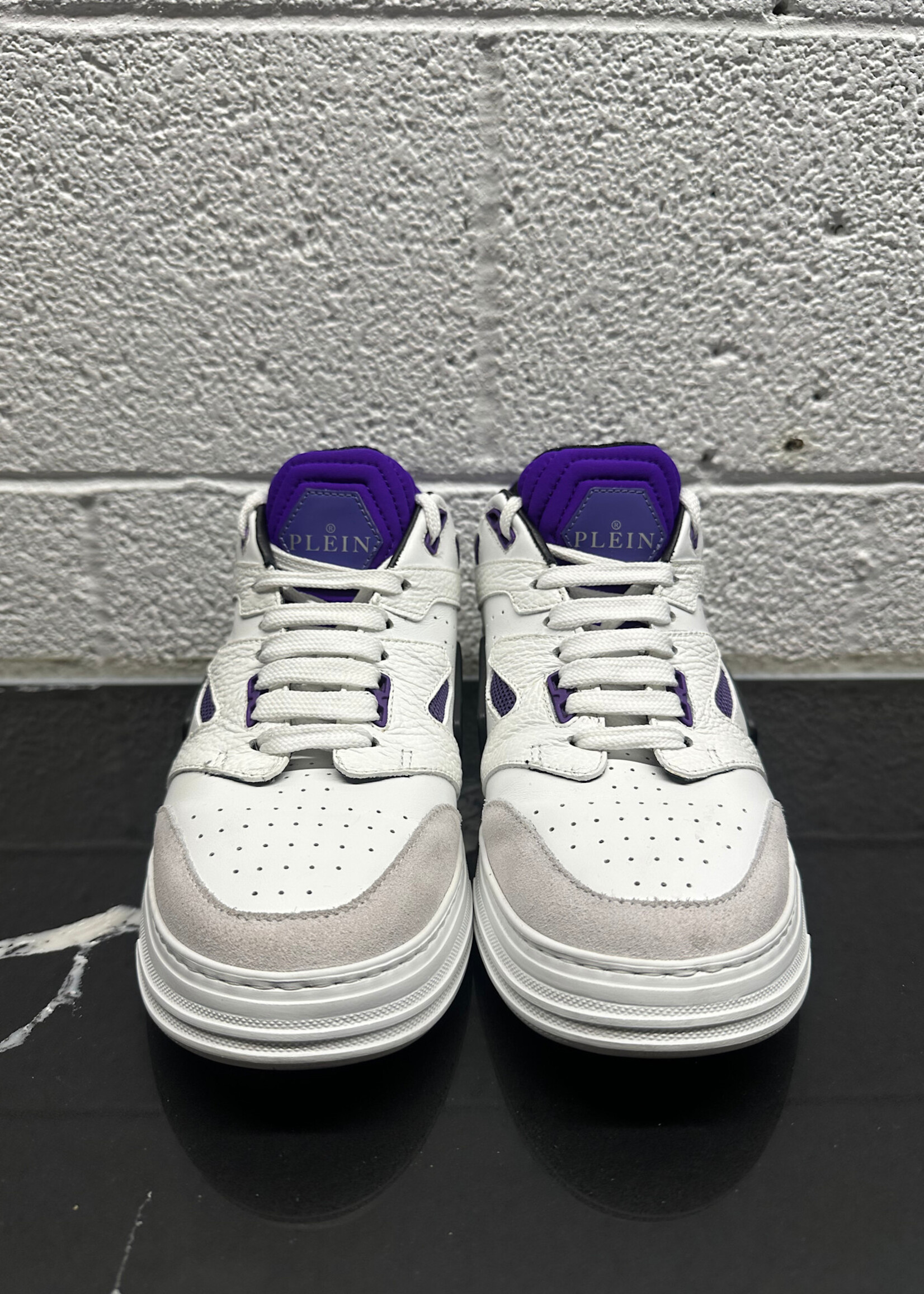 Philipp Plein White Purple Sneakers Masc 8